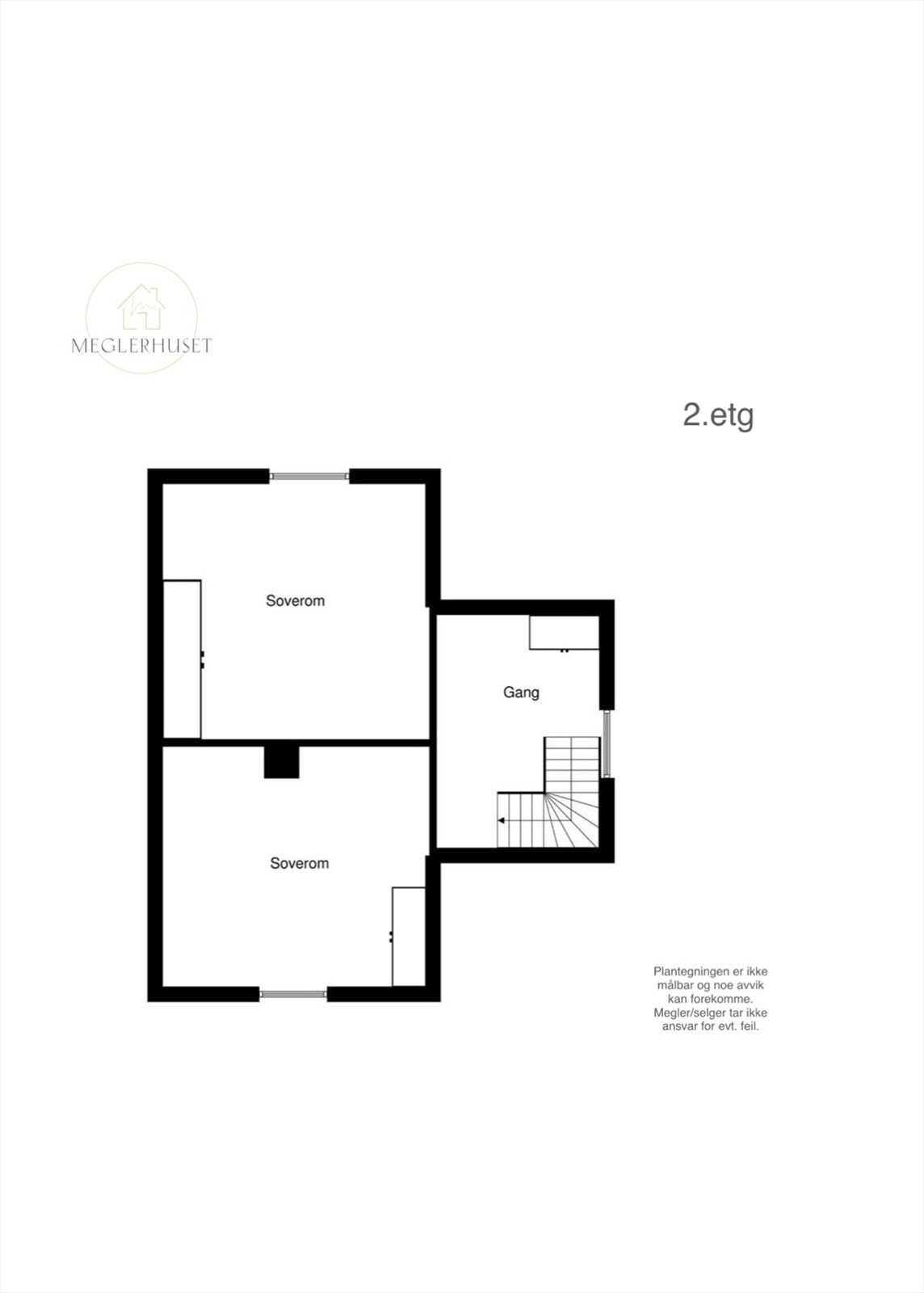 Plantegning 2.etg Galleribilde