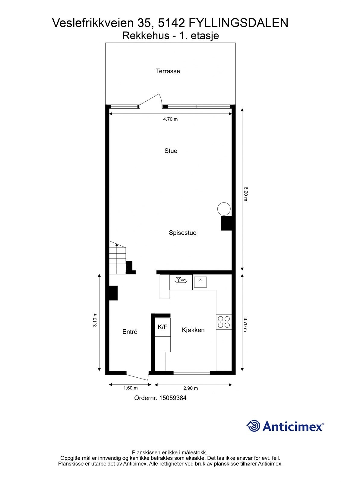 - Plantegning 1. etasje - Galleribilde