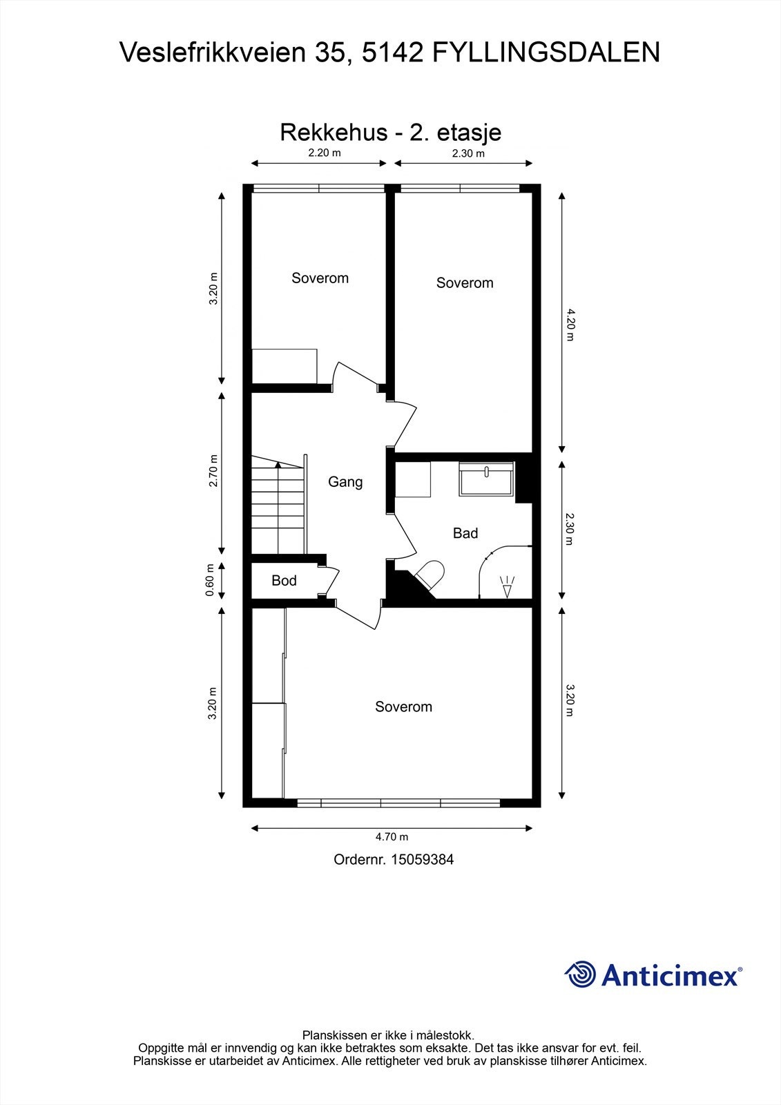 - Plantegning 2. etasje - Galleribilde