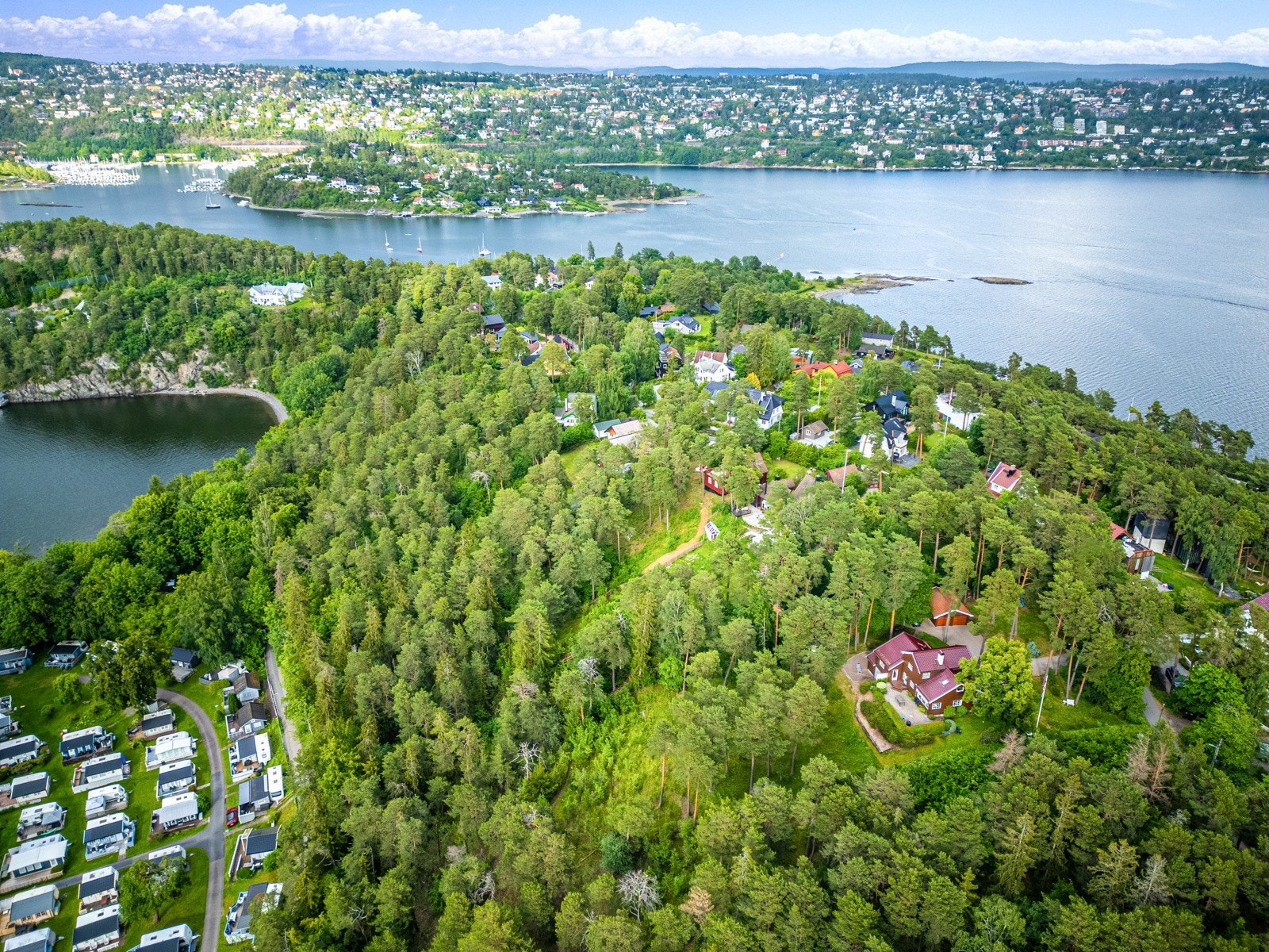 Boligen sett ovenfra. Galleribilde