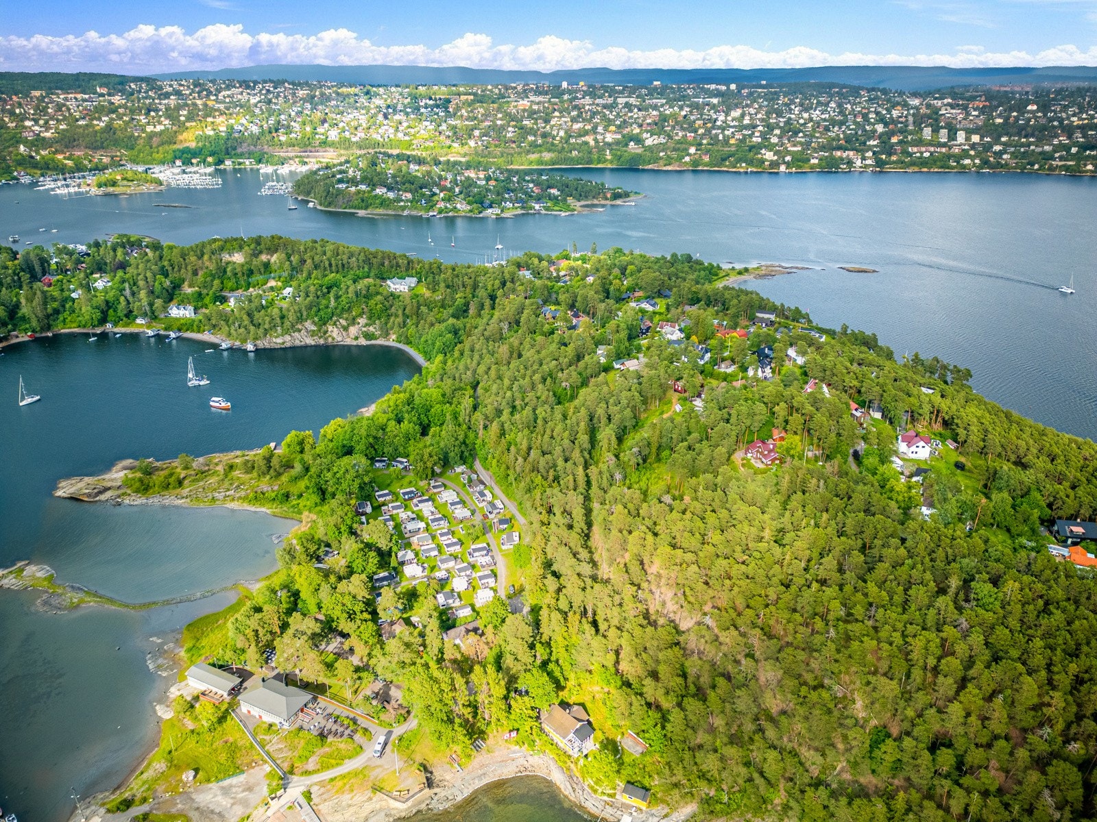 Boligen sett ovenfra. Galleribilde