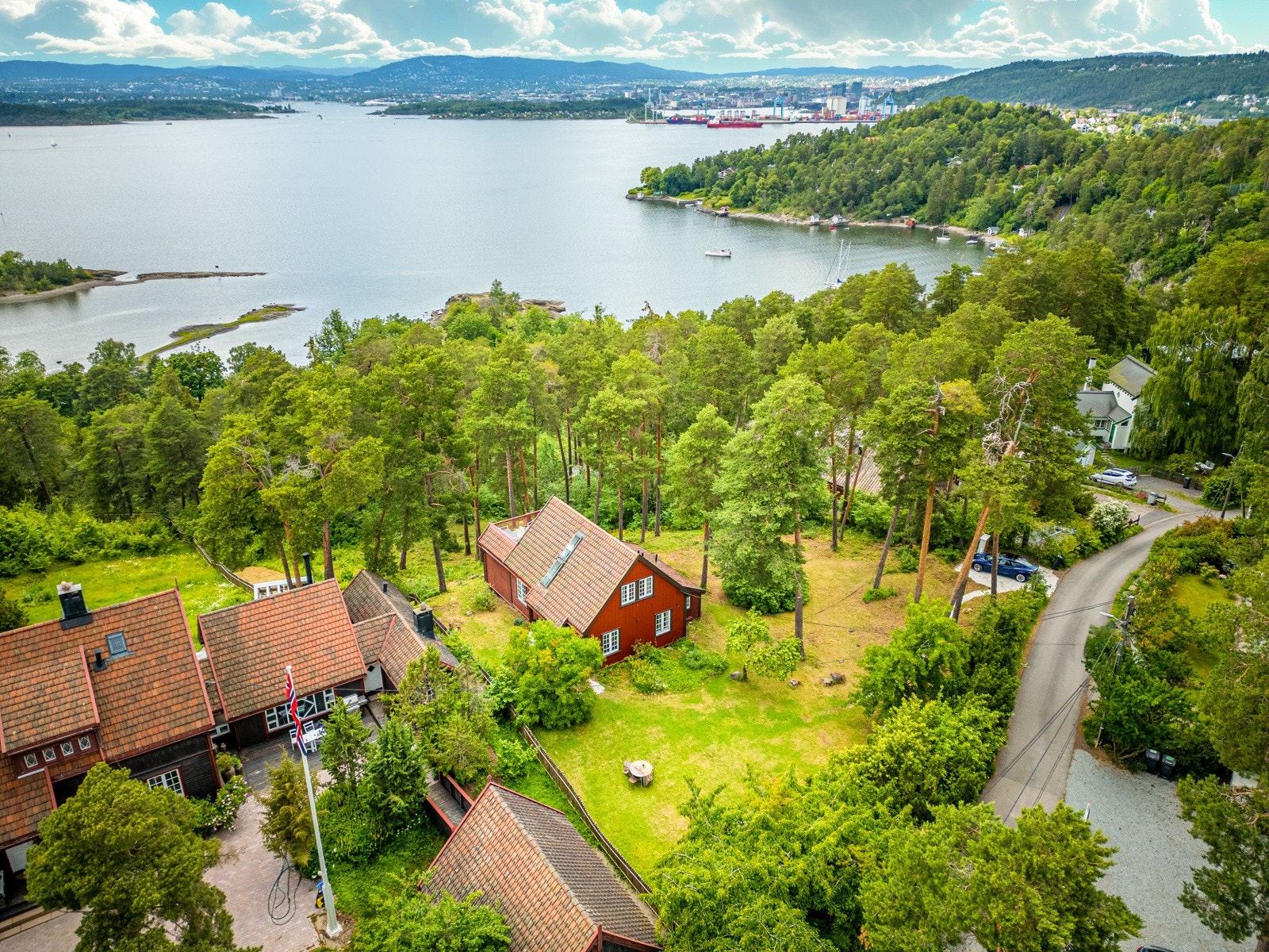 Boligen sett ovenfra. Galleribilde