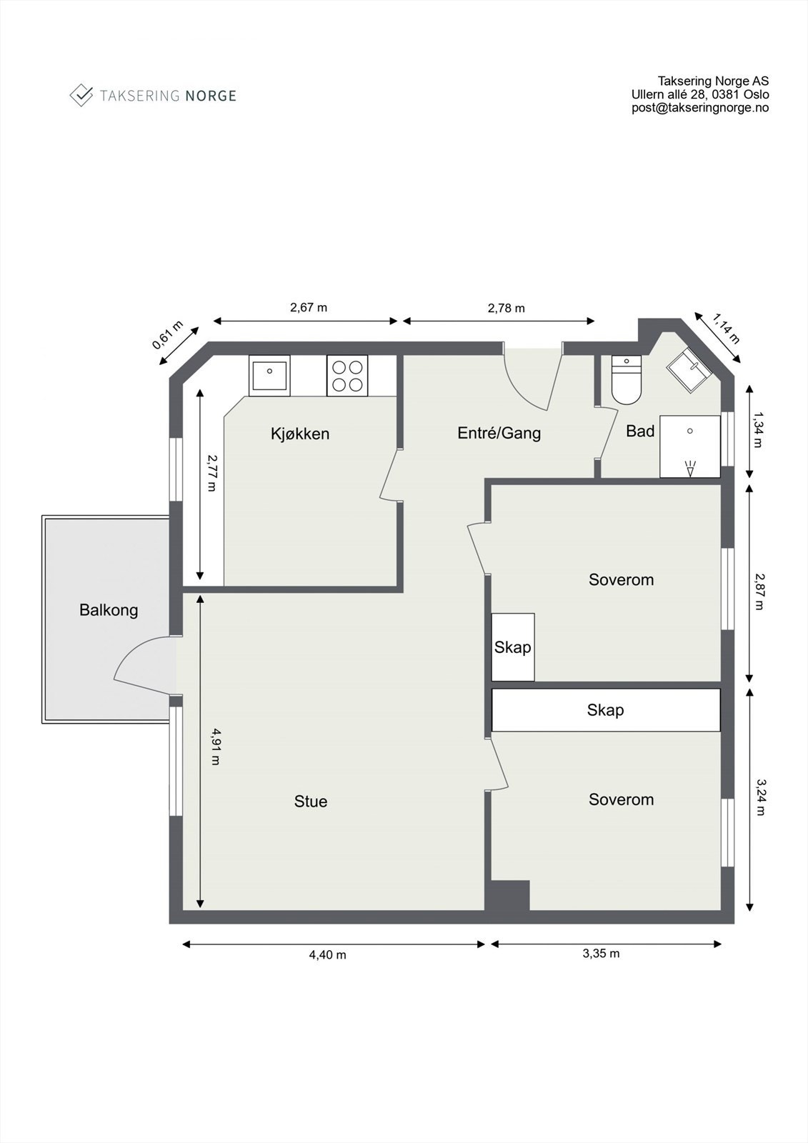 Plantegning Galleribilde