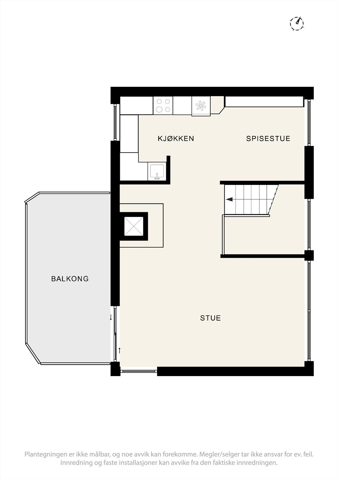 Plantegning av 2. etasje Galleribilde