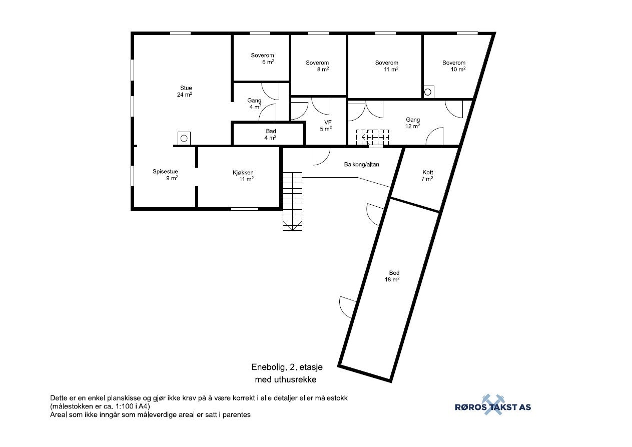 Planskisse 2.etg. Galleribilde