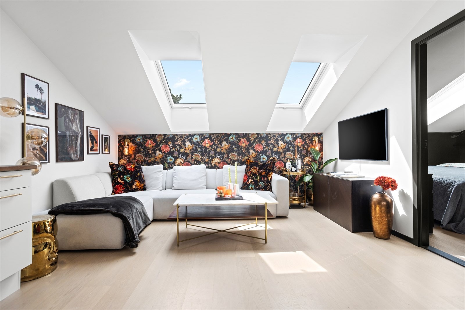 Åpen stue/kjøkkenløsning Galleribilde