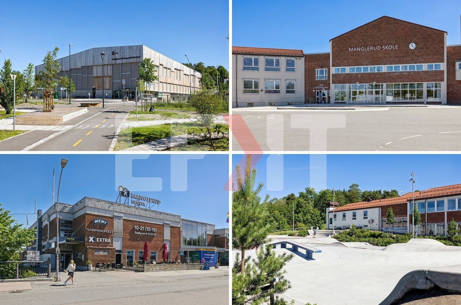 Kort vei til skole, butikker og lekearealer. Galleribilde