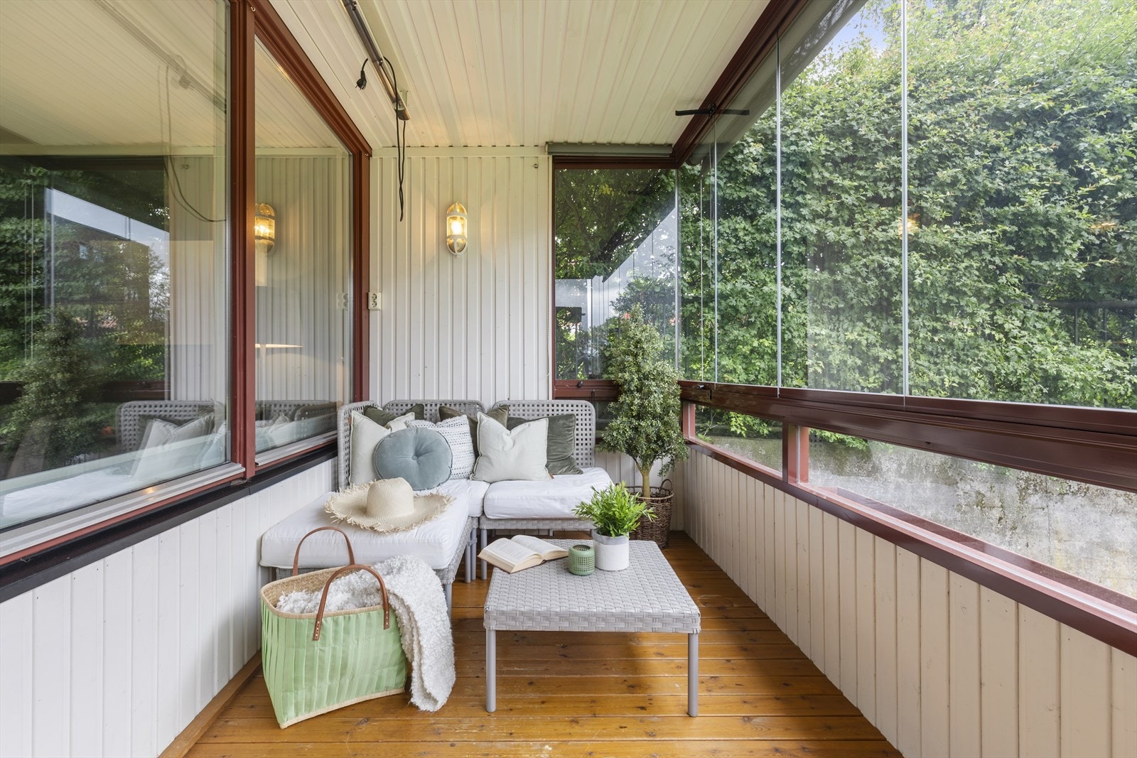 Her er det god plass til utemøblement. Galleribilde