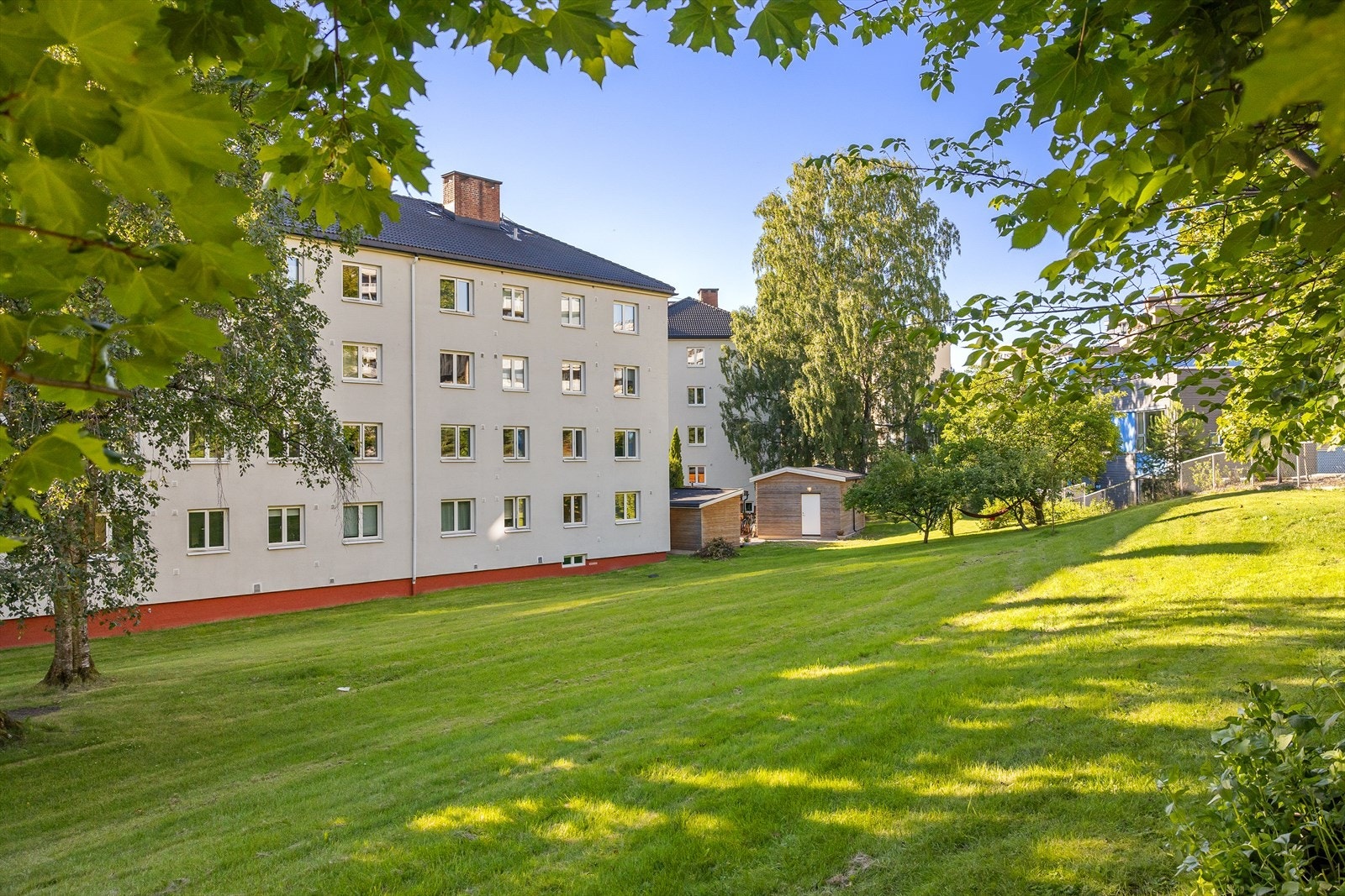 Borettslaget består av 64 andelsleiligheter. Galleribilde