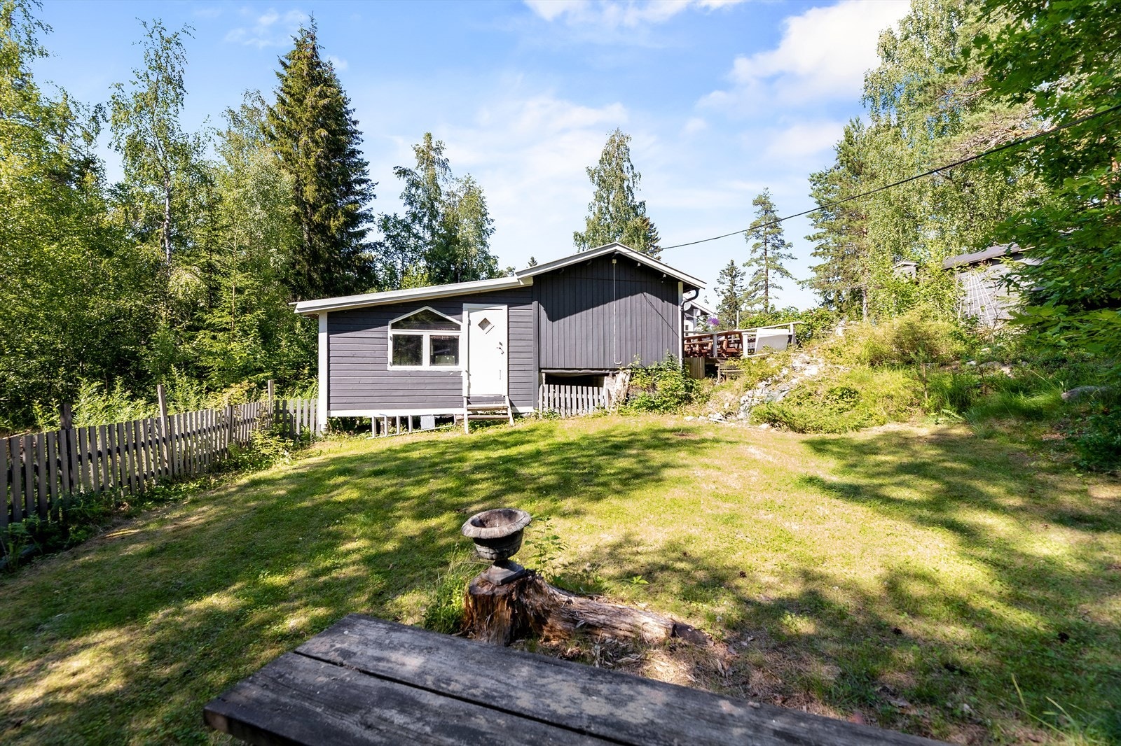 Tomten har to anneks (ikke søkt og godkjent hos kommunen). Galleribilde