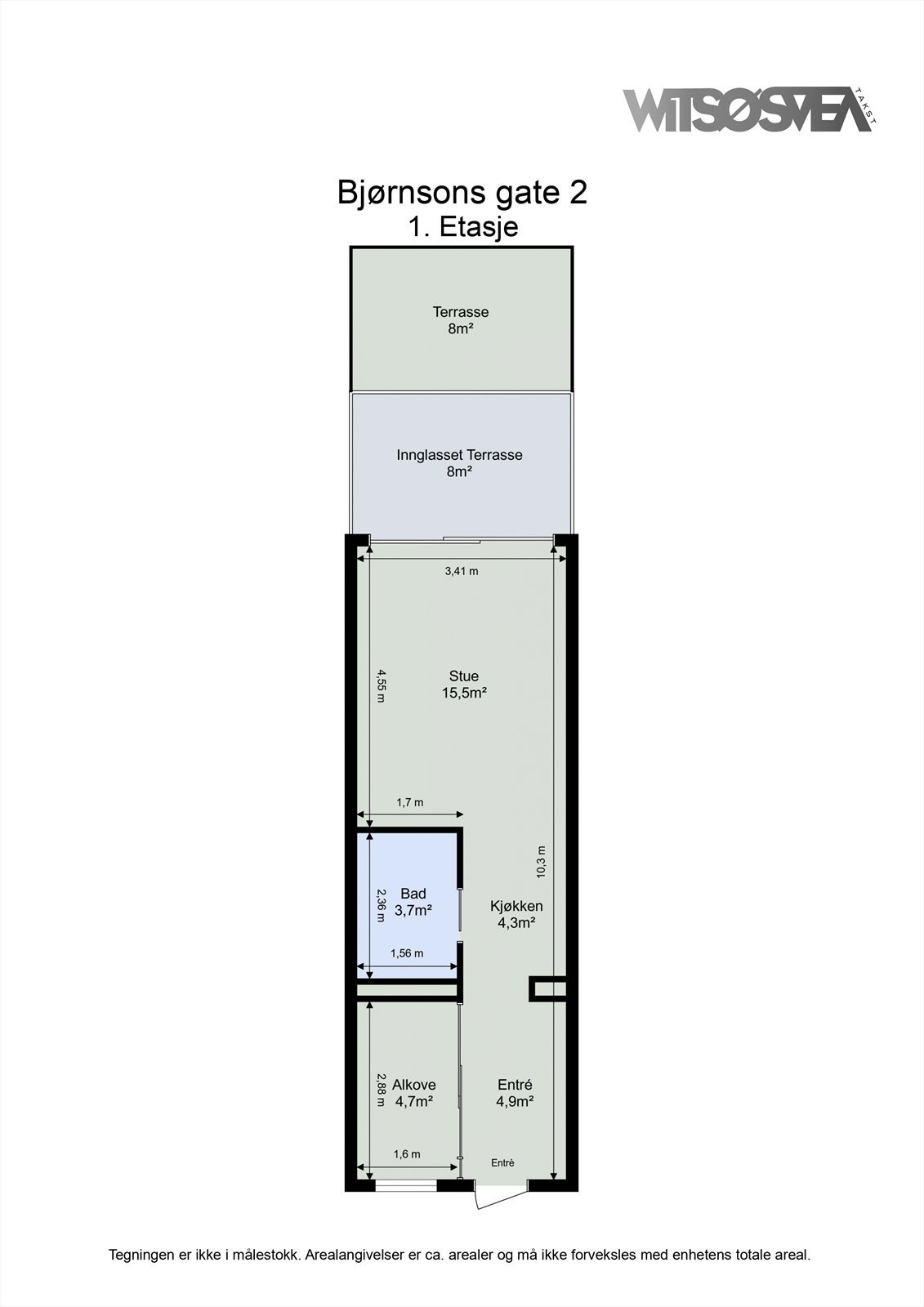 Planskisse. Galleribilde