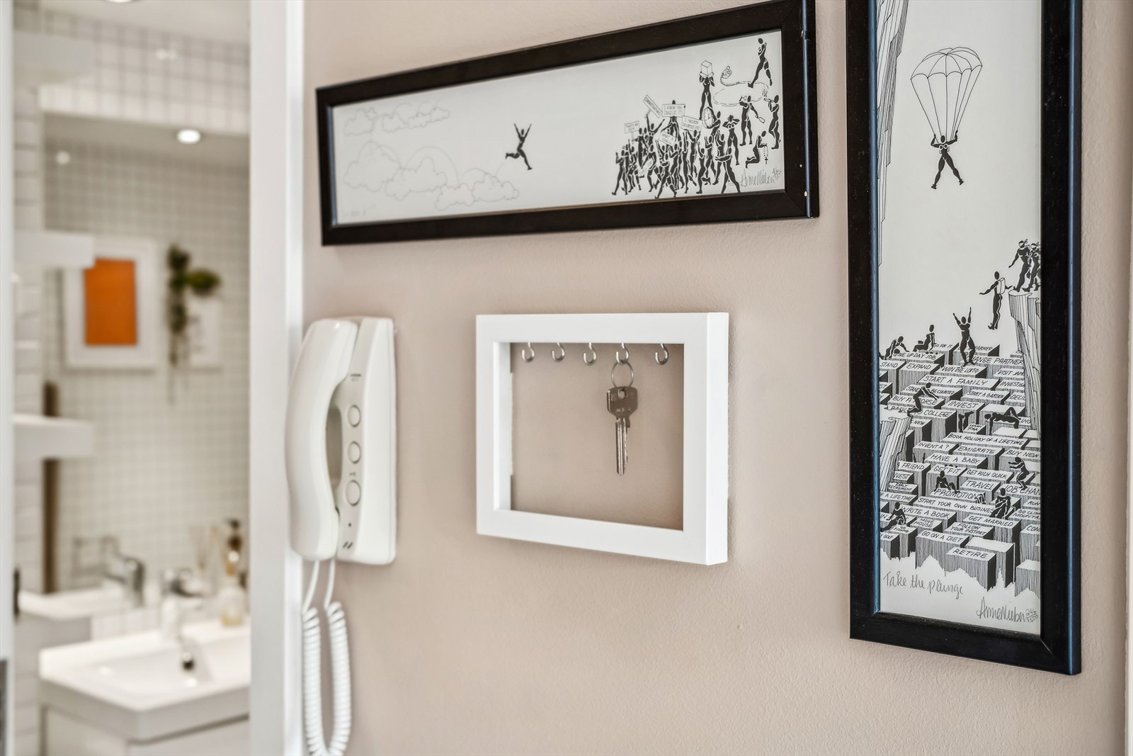 Varmtvann, internett og tv er inkludert i felleskostnadene, som gir deg mer forutsigbare bokostander. Galleribilde