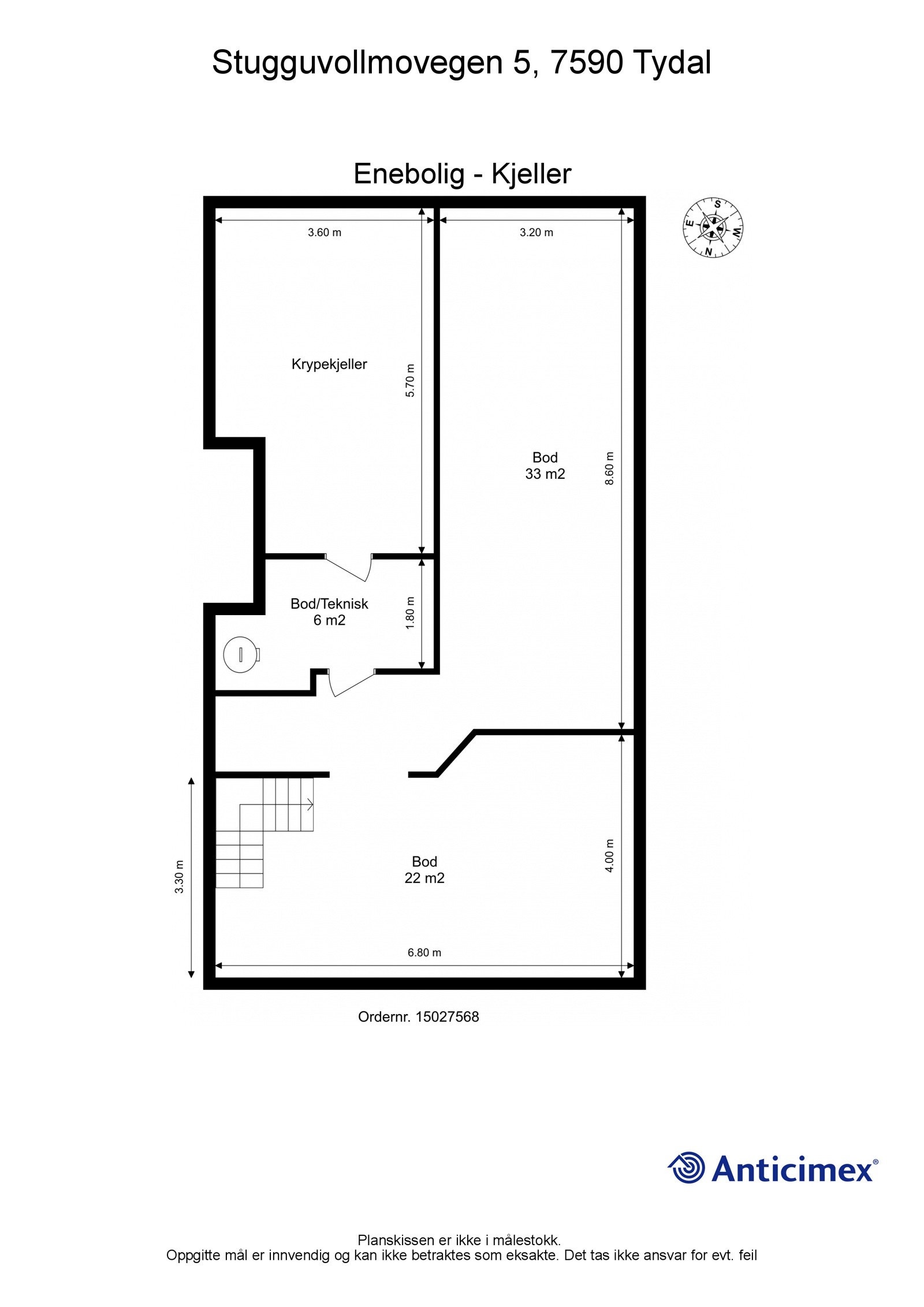 Plantegning kjeller Galleribilde