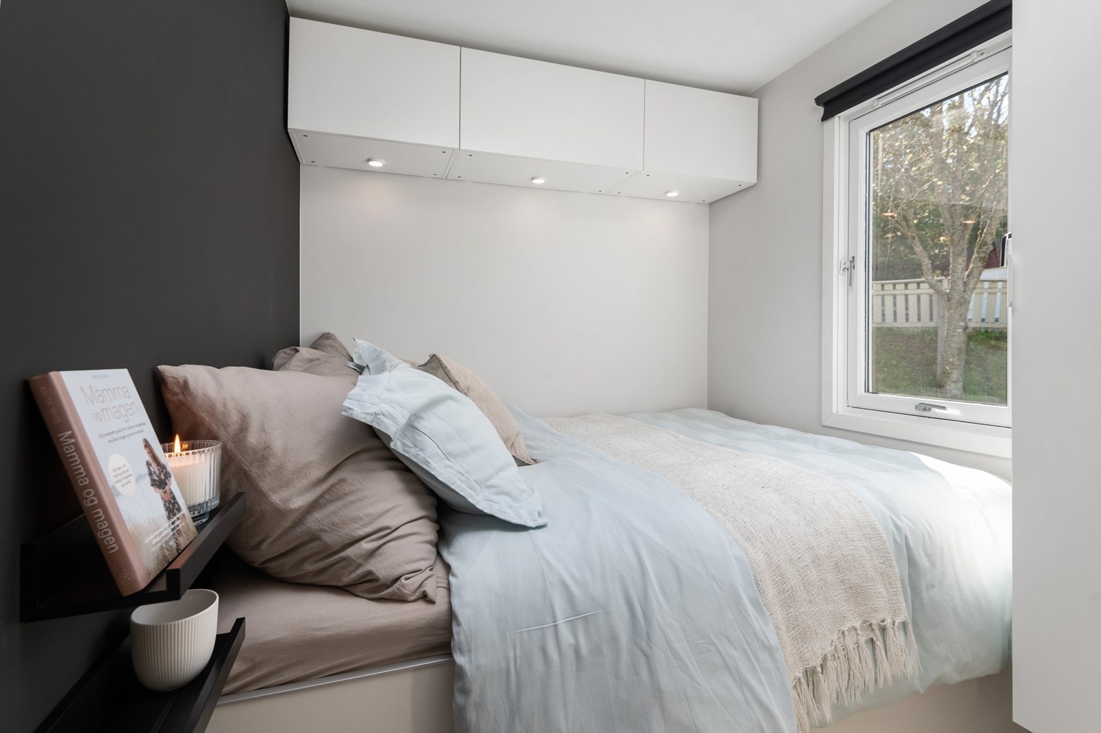 Soverom/sovealkove på 4,5 m², som vender mot rolige omgivelser. Galleribilde