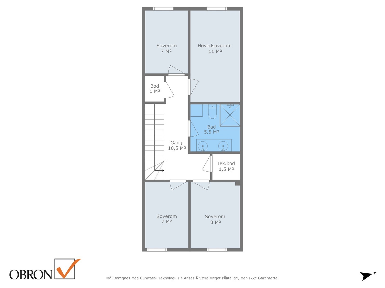 Planskisse. 2. etasje. Galleribilde