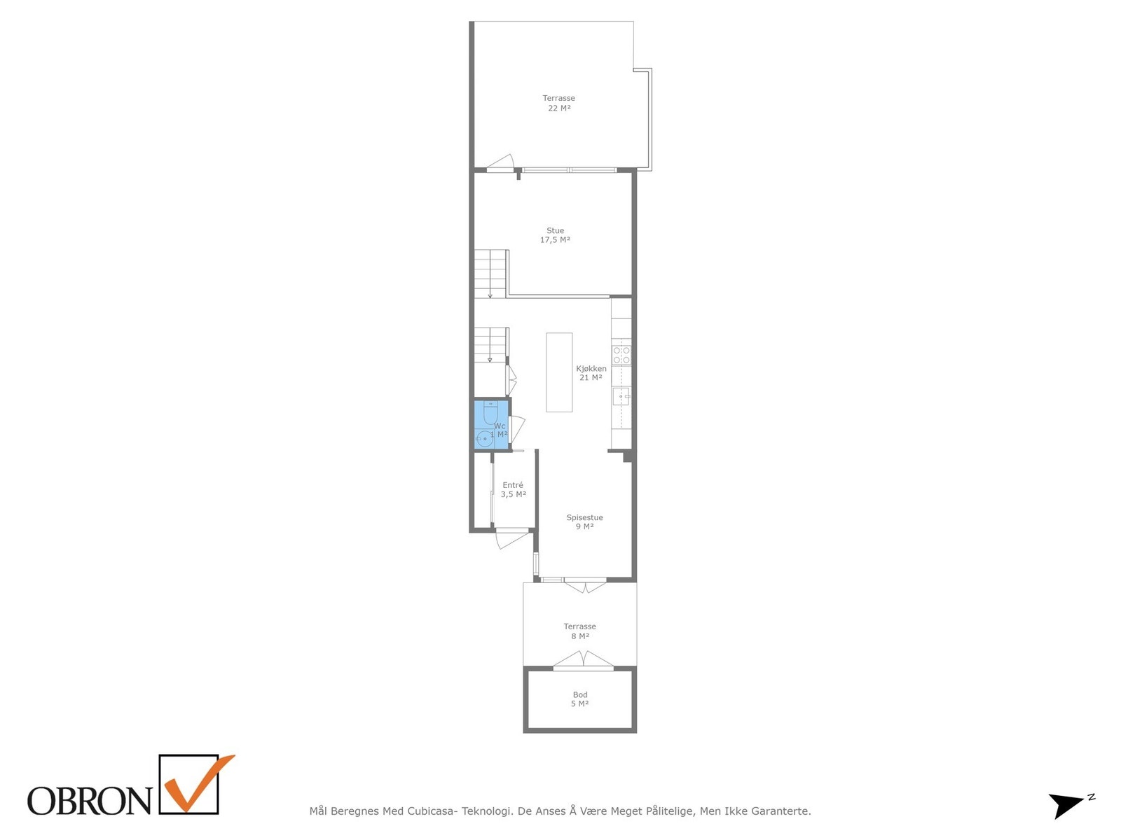 Planskisse. 1. etasje. Galleribilde