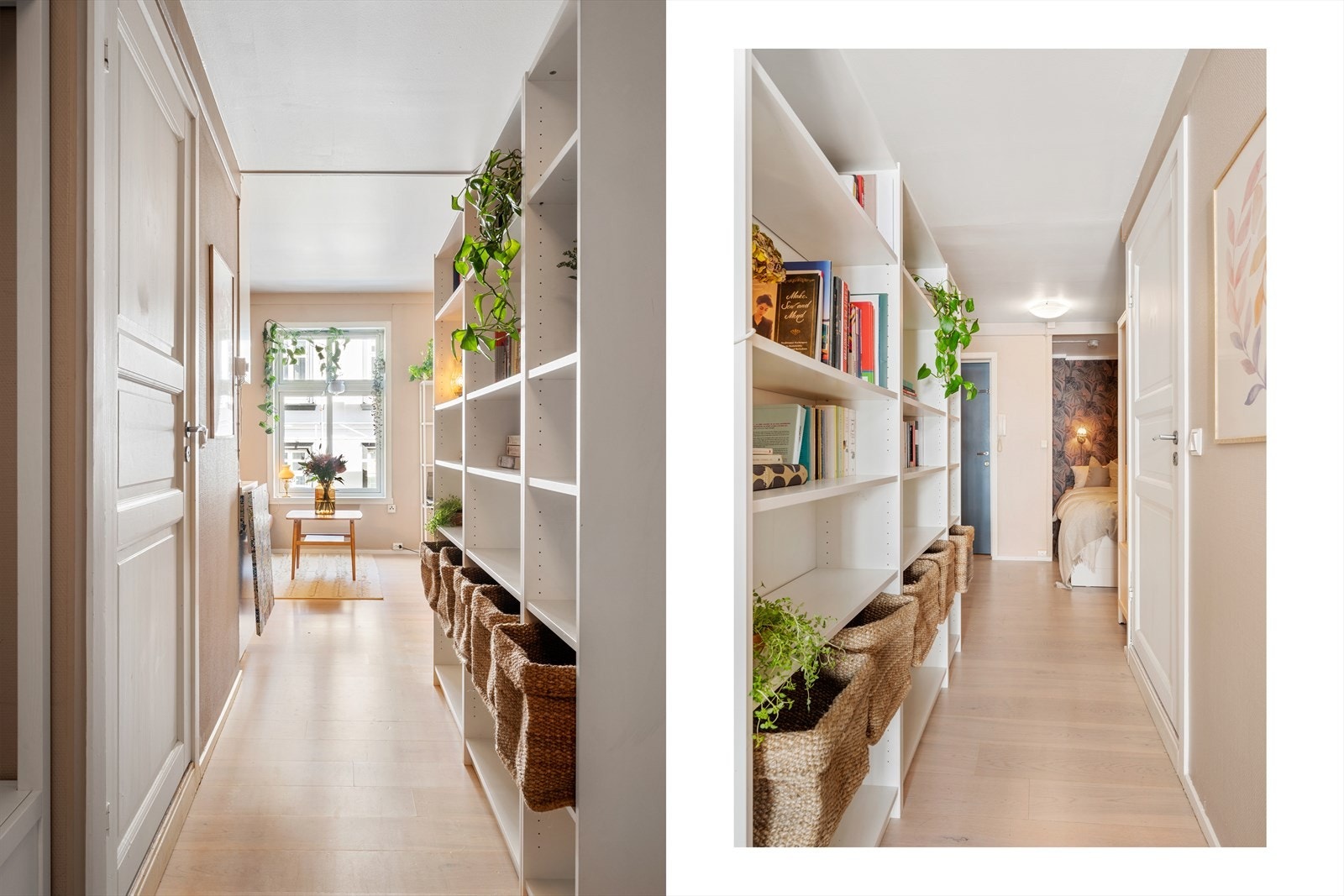 - God plass til oppbevaring i gang - Galleribilde