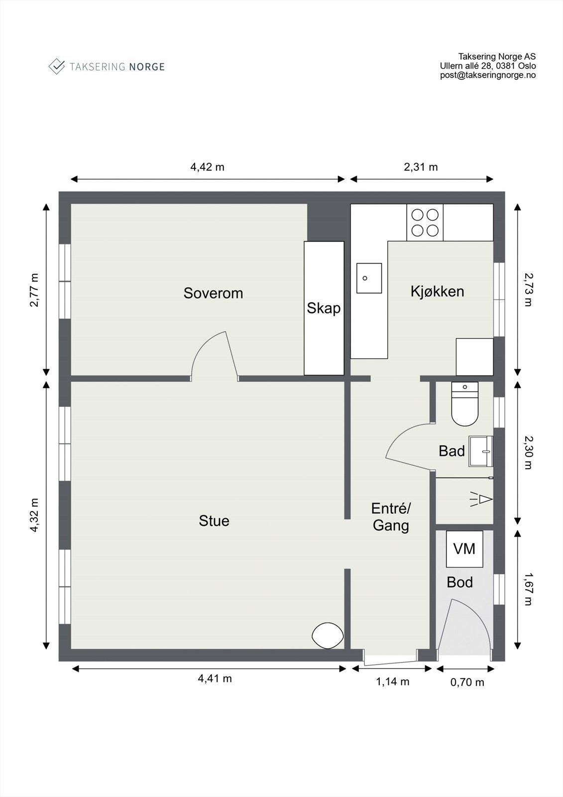 Plantegning. Galleribilde