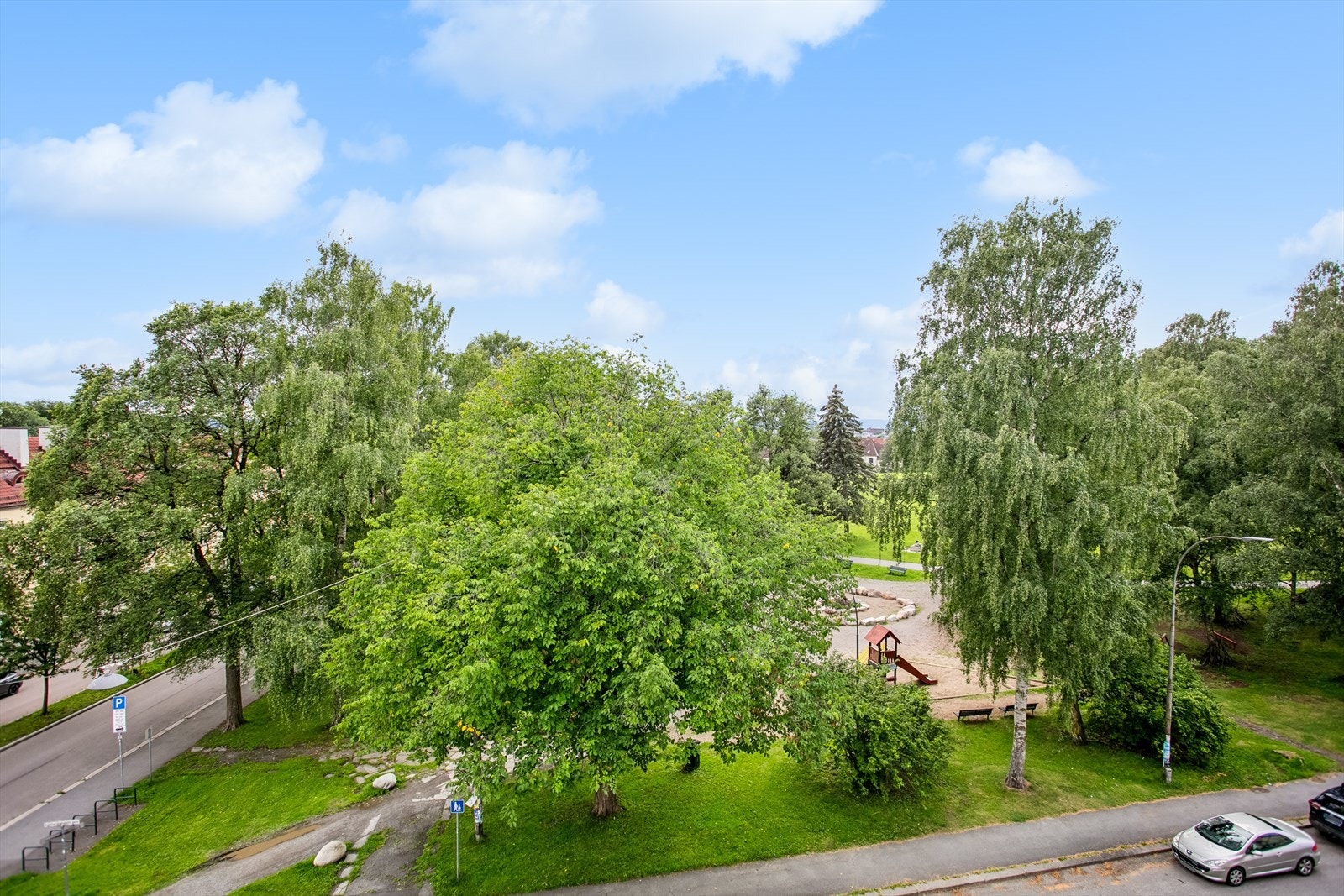 Utsynet fra soverommet Galleribilde