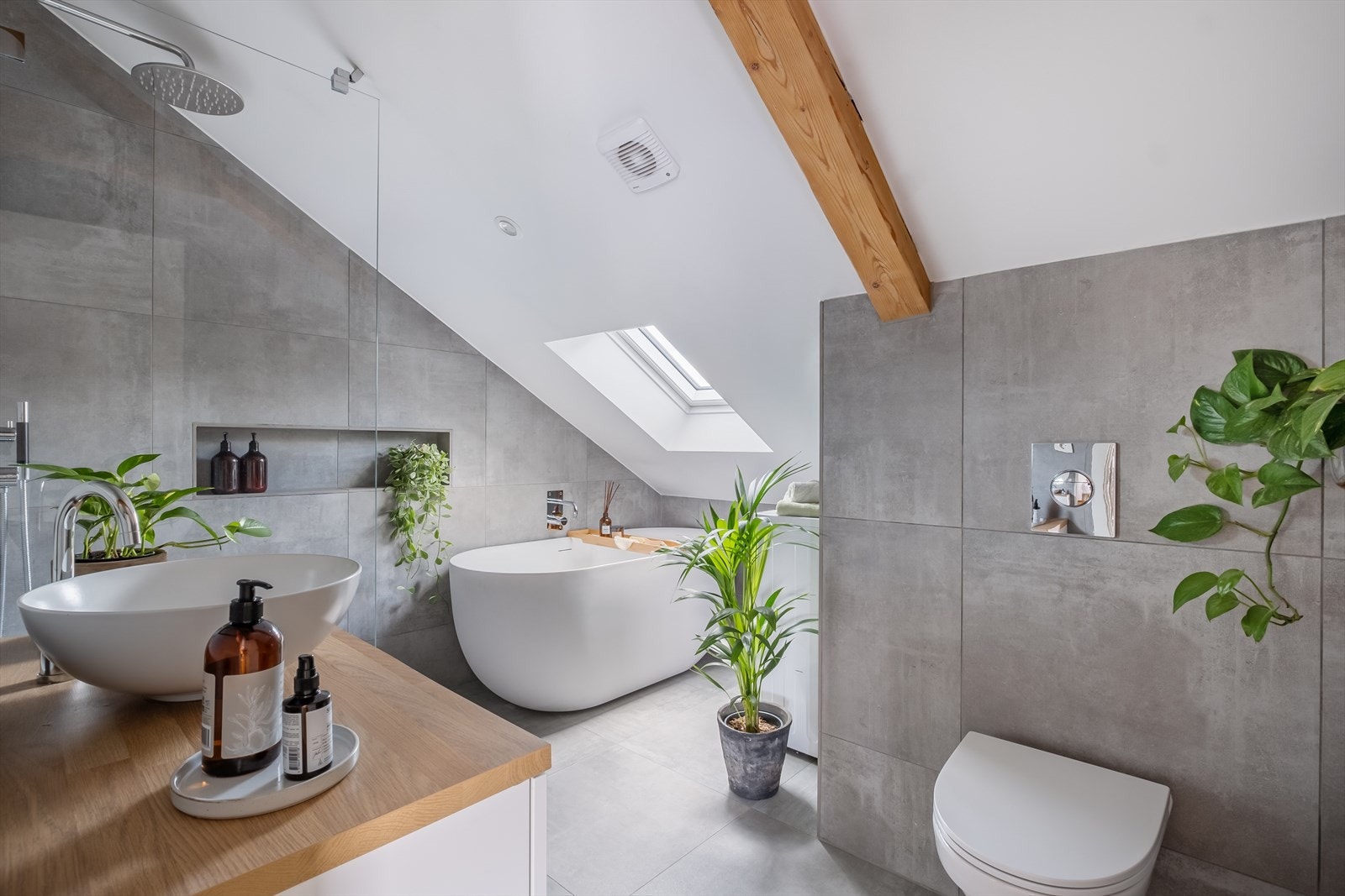 Flislagt baderom totaloppusset i 2020. Galleribilde