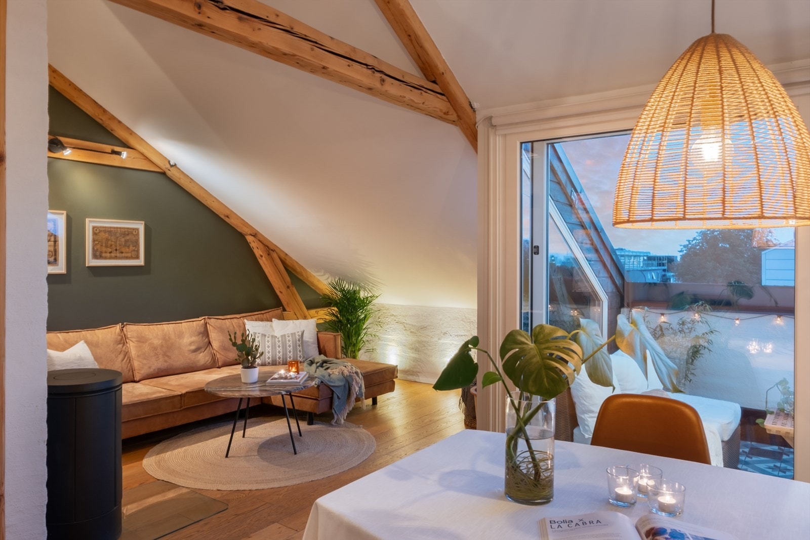 Kveldsbilde. Galleribilde