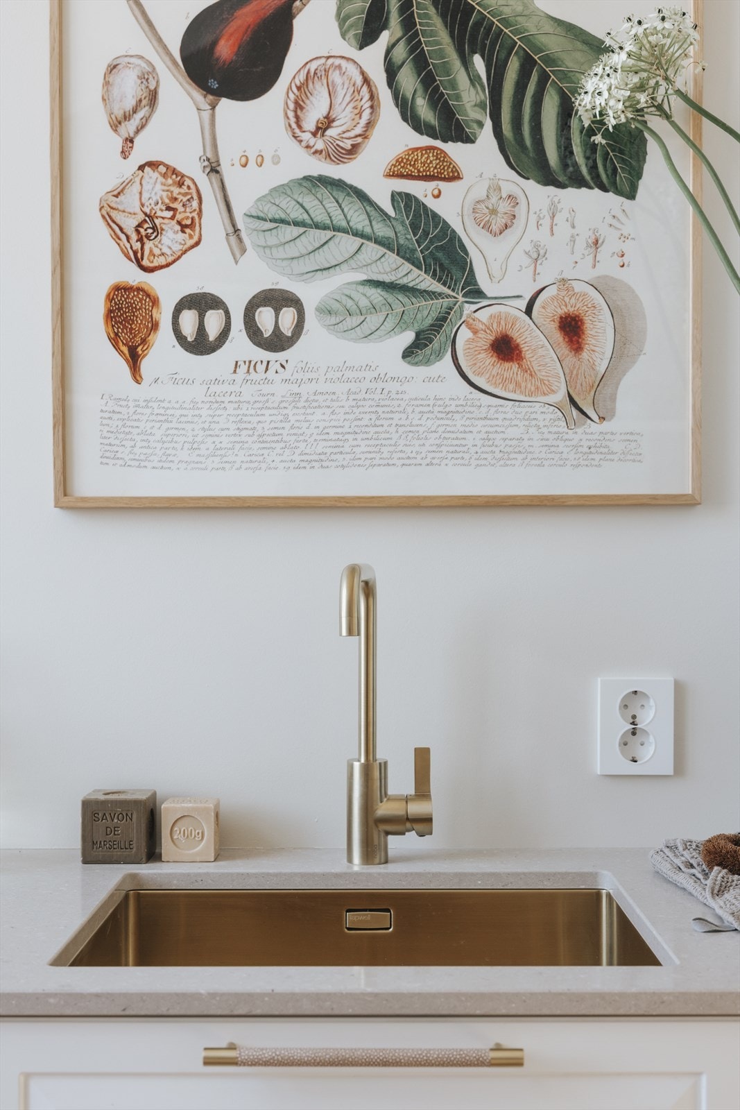 Blandebatteri i "Honey Gold" fra Tapwell. Galleribilde