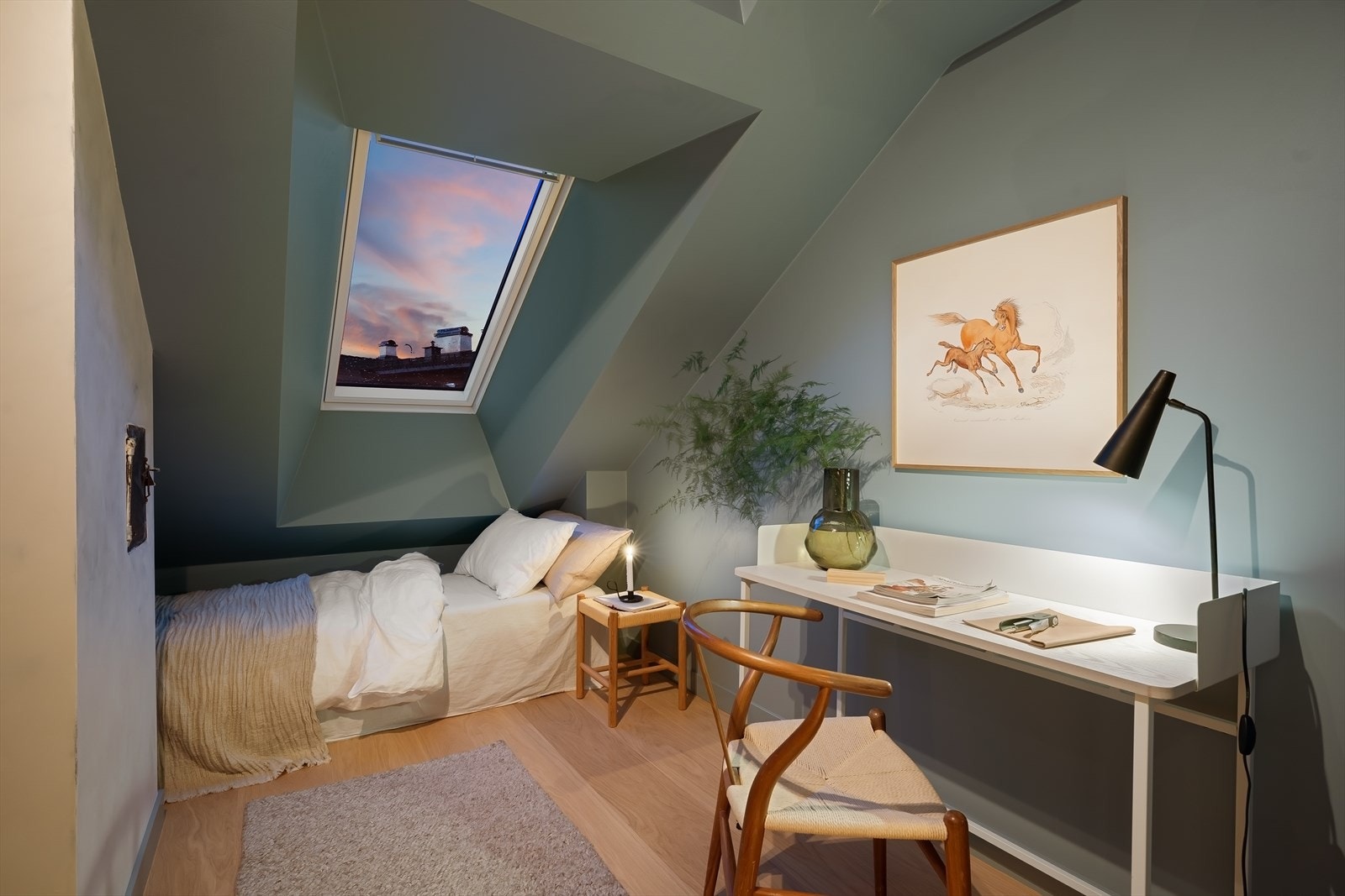 Kveldsstemning på soverom II. Galleribilde