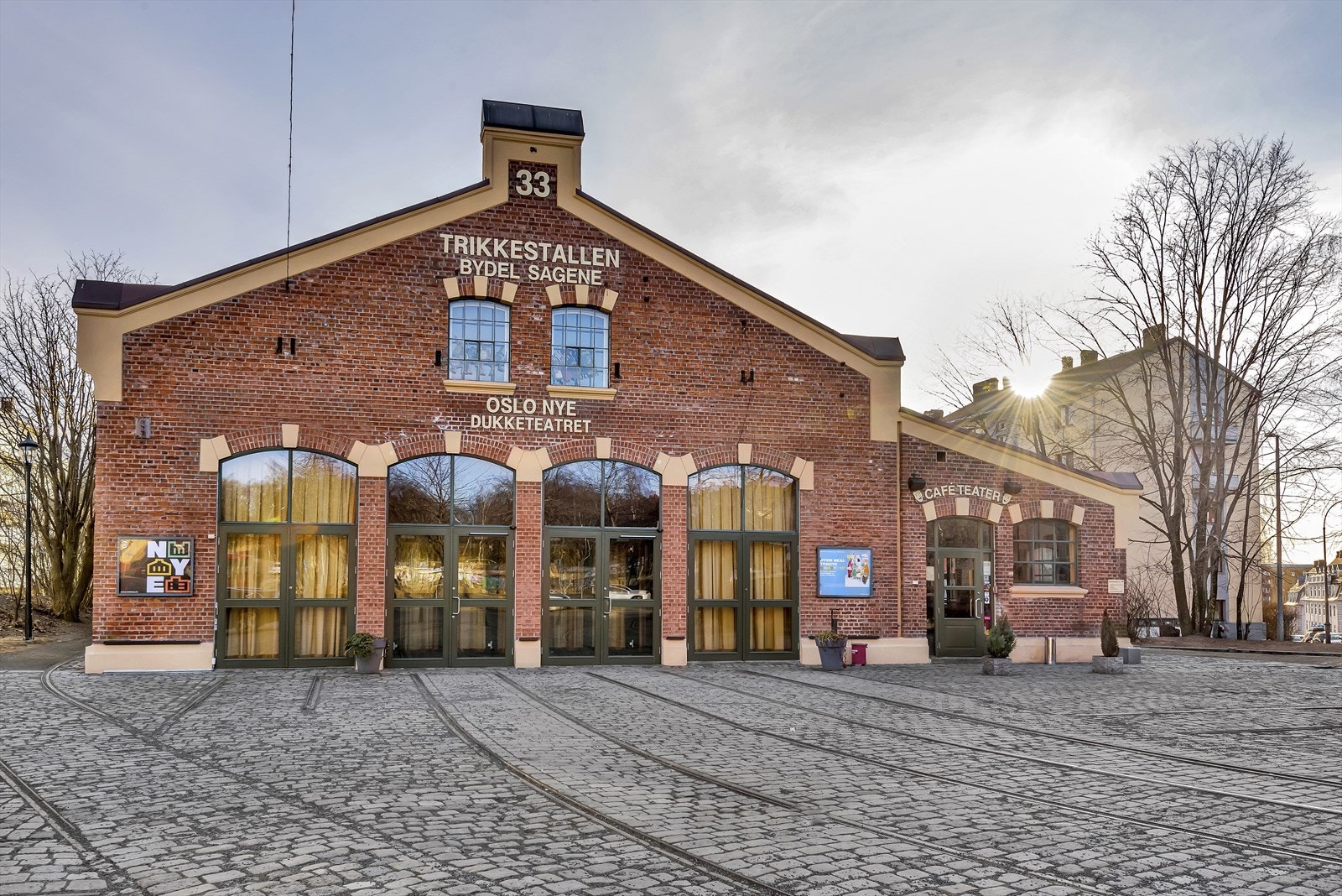 Populære Trikkestallen - Det finnes flere hyggelige kafeer og restauranter i nærområdet Galleribilde