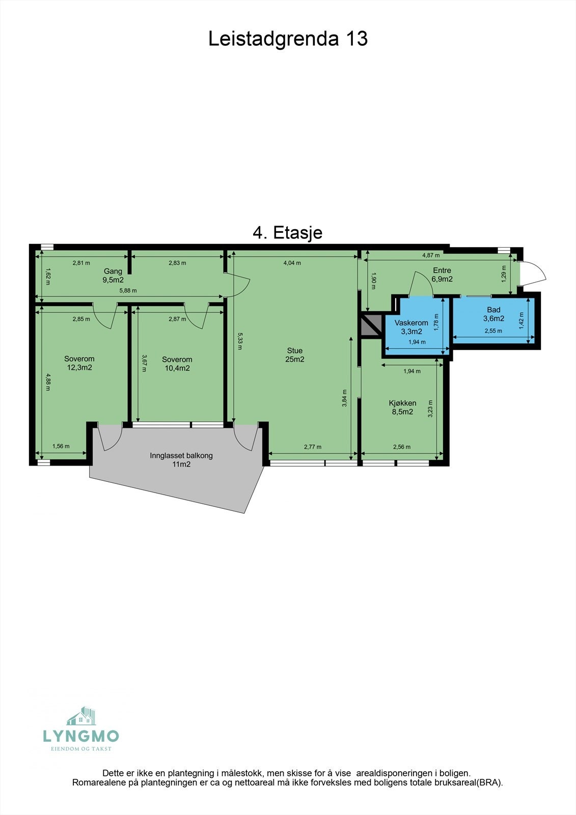 Planskisse. Galleribilde