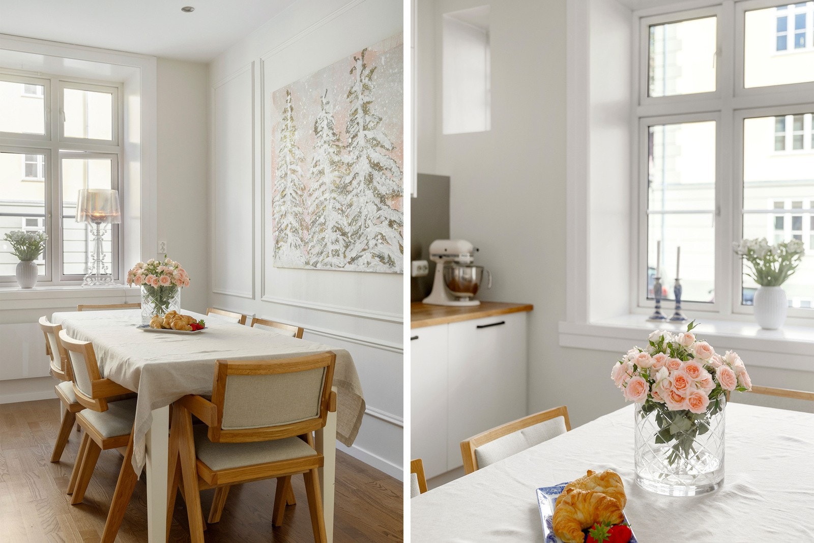 Cecilie Elliott Jørstad i Privatmelgeren ønsker velkommen til visning! Galleribilde