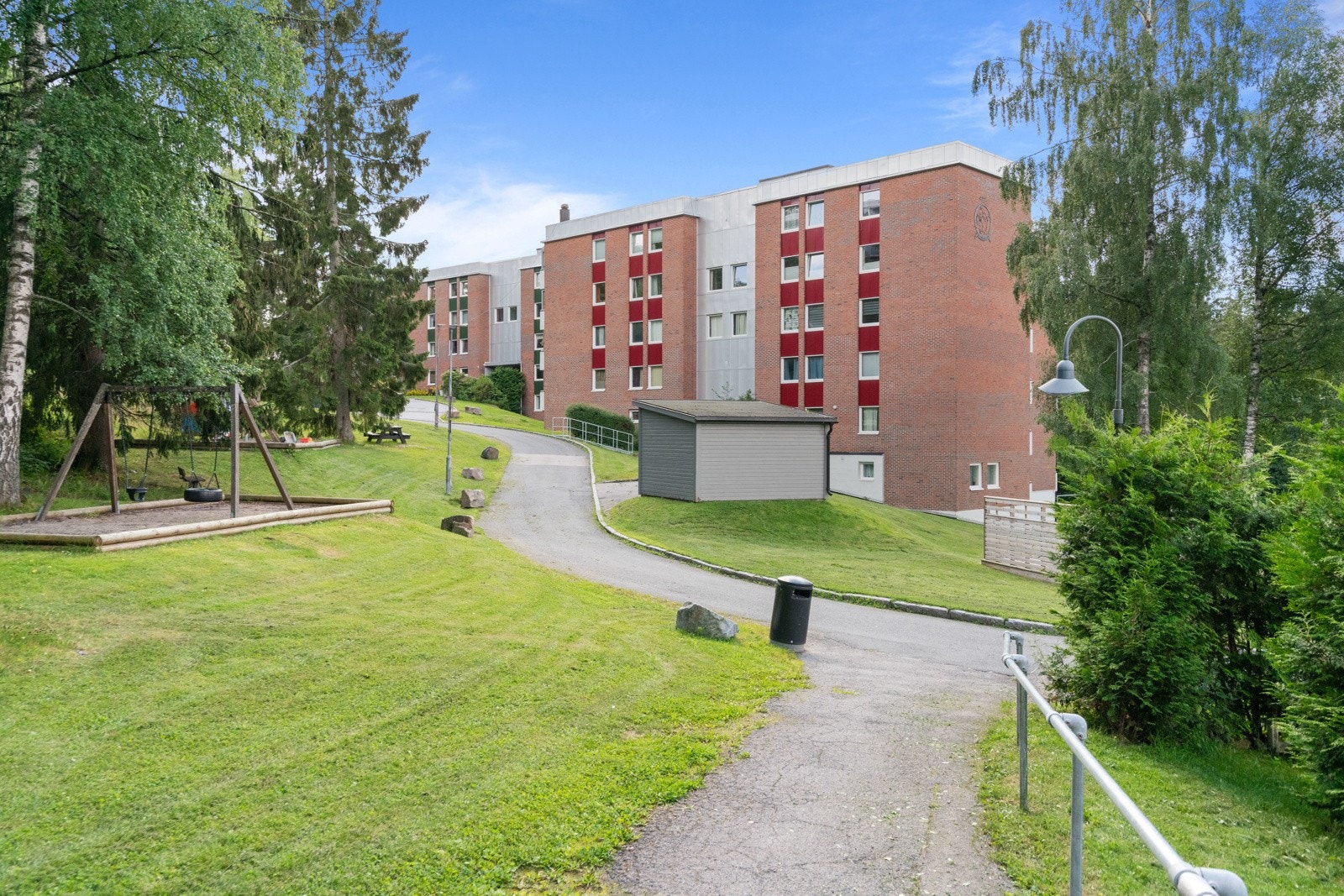 Her bor man i et attraktivt og barnevennelig boområde Galleribilde