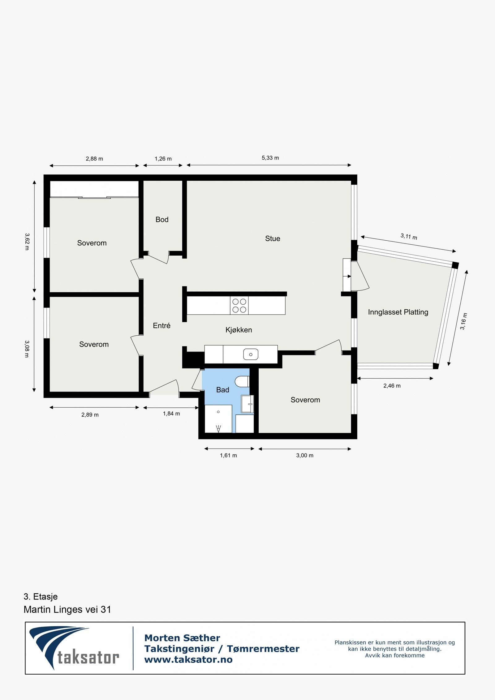 Plantegning Galleribilde