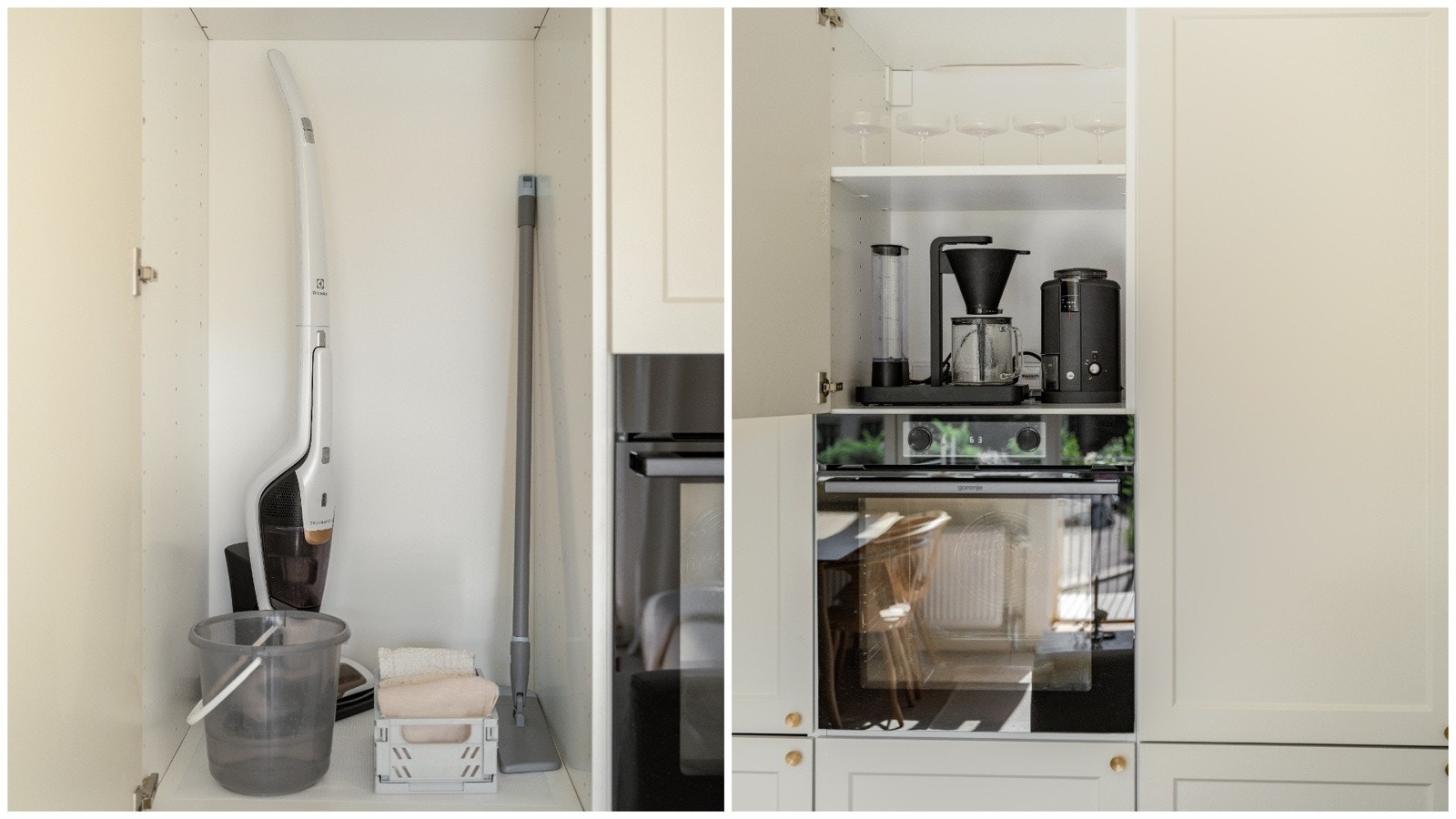 Praktisk nisje for oppbevaring av vaskeartikler etc. Galleribilde