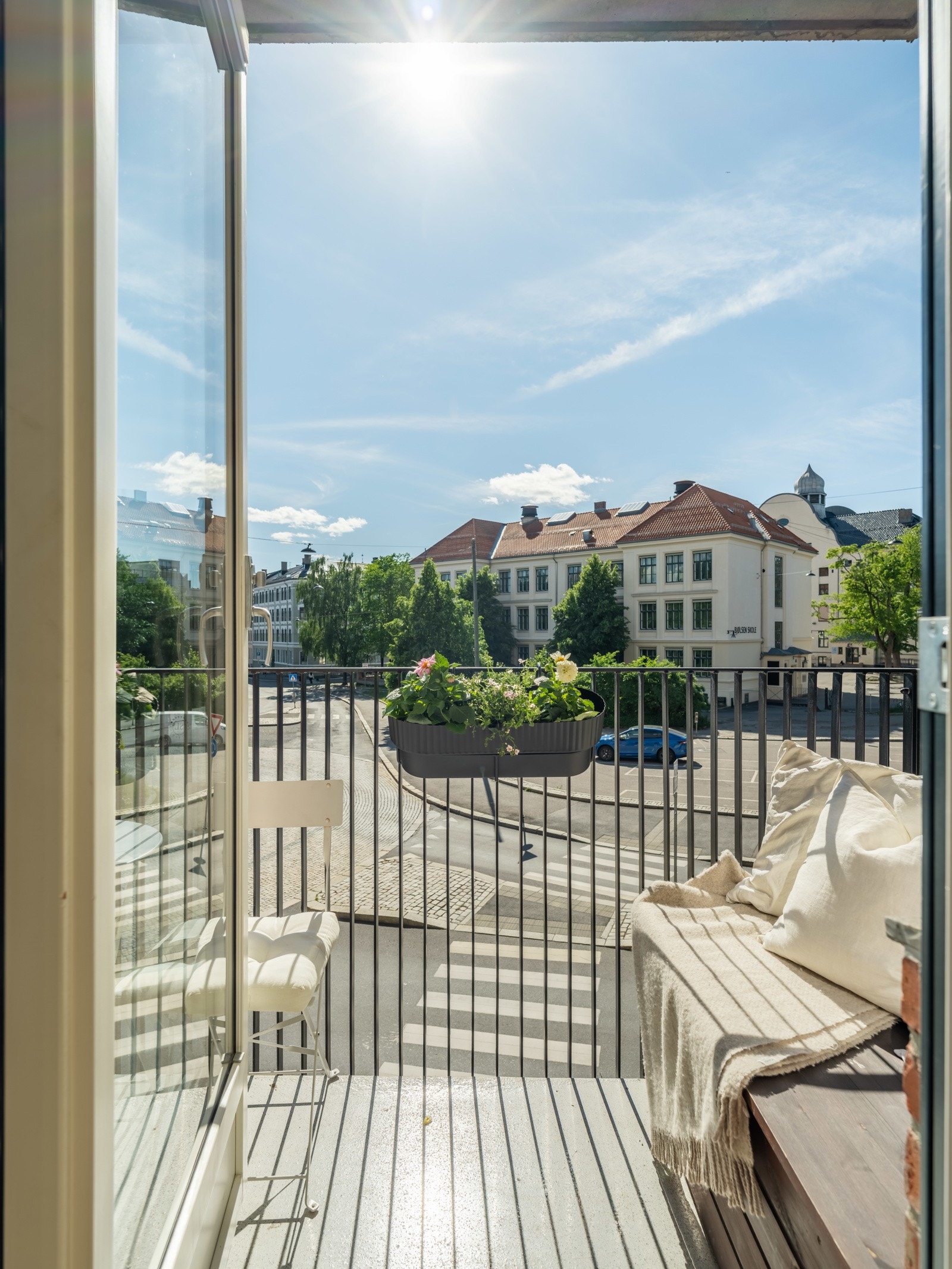 Balkongen er på ca. 4kvm. Galleribilde