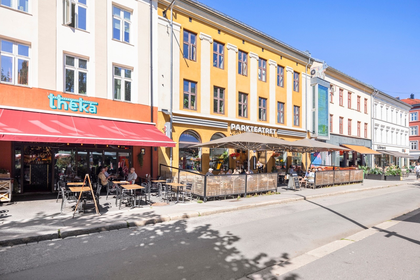 - Olaf Ryes plass på Grünerløkka ligger også i nærheten. Området er kjent for sitt pulserende liv, cafeer, markeder og nisjebutikker - Galleribilde
