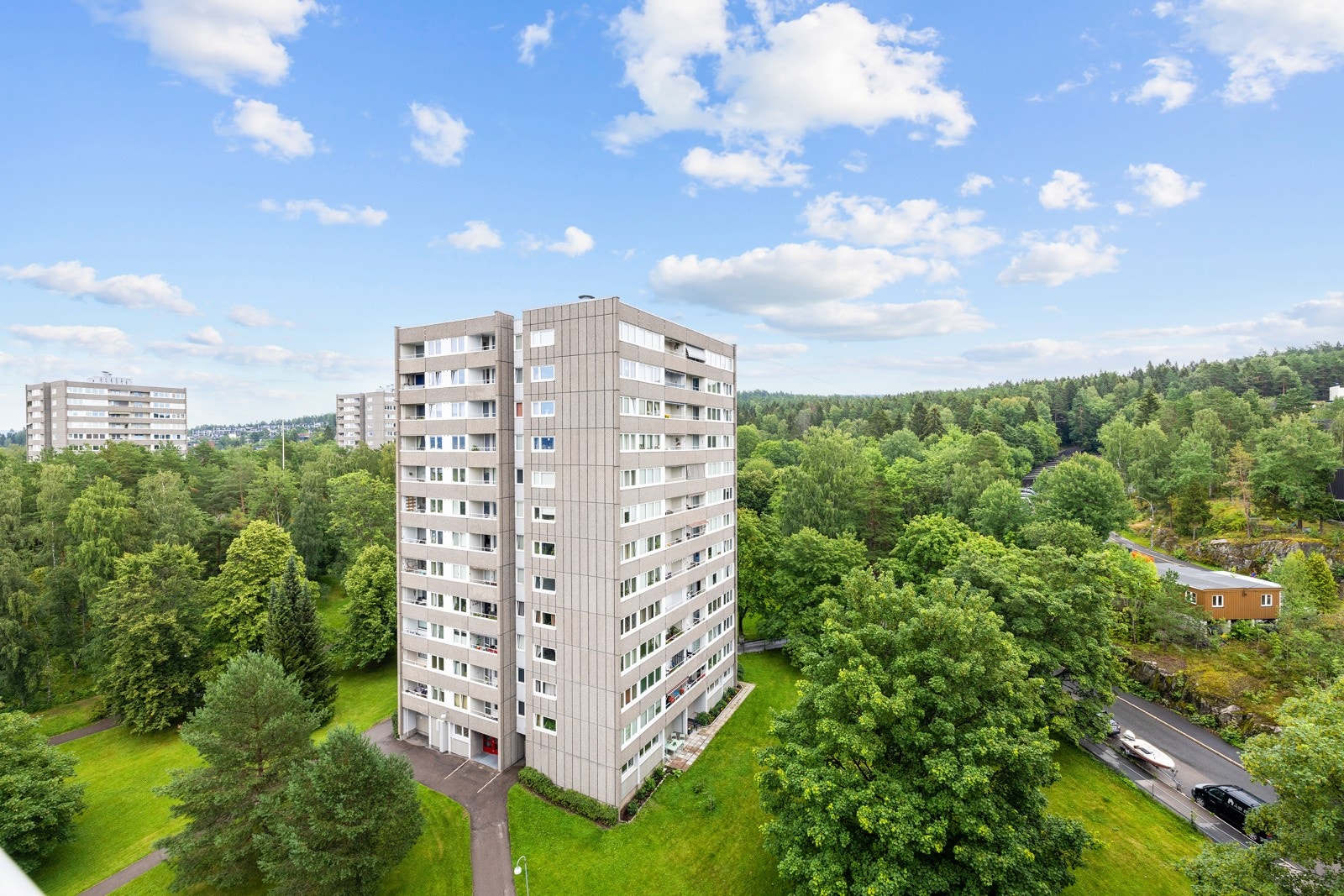 Flott utsikt Galleribilde