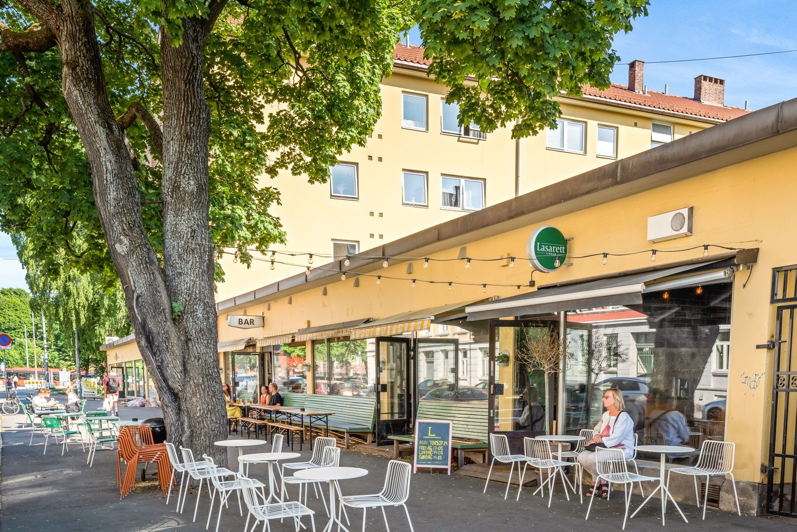 Lasarett Vinbar. Galleribilde