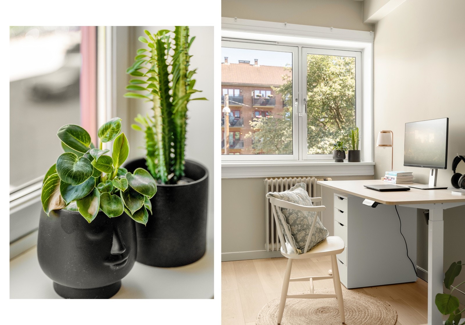 Rommet brukes i dag som et kontor, men det er i tillegg plass til seng om ønskelig. Galleribilde