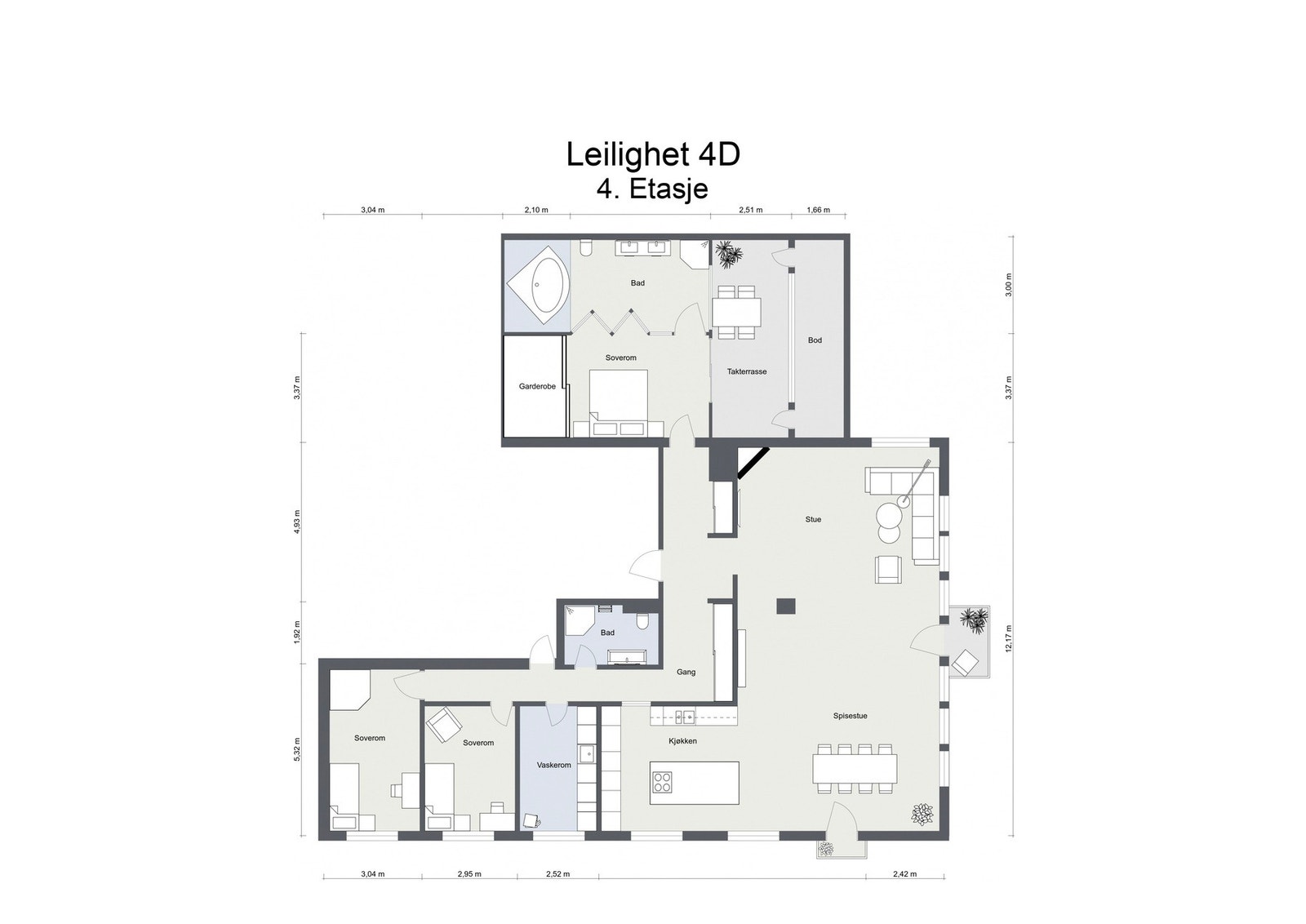 Plantegning 2D Galleribilde