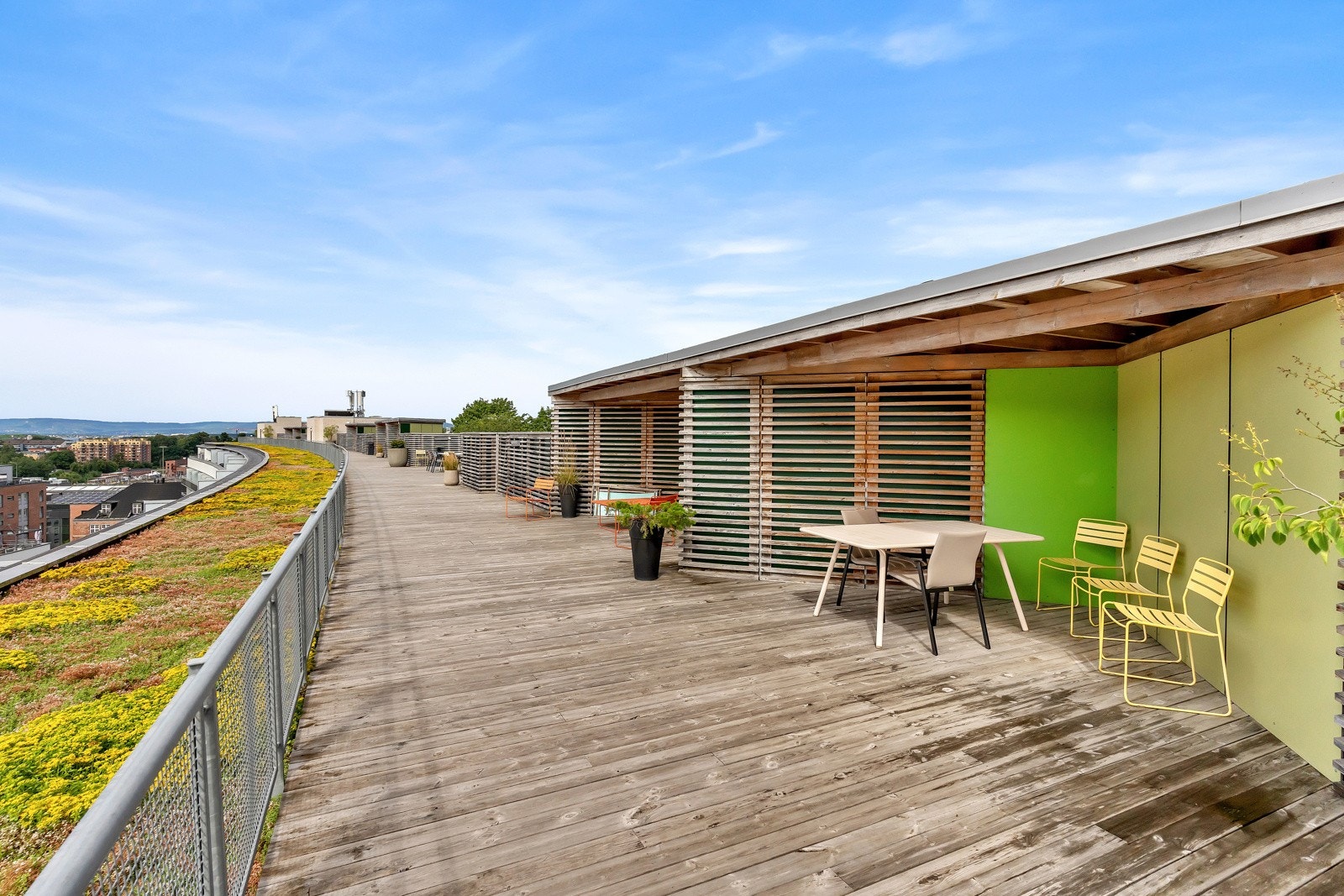 Tilgang til en fantastisk flott, felles takterrasse. Galleribilde