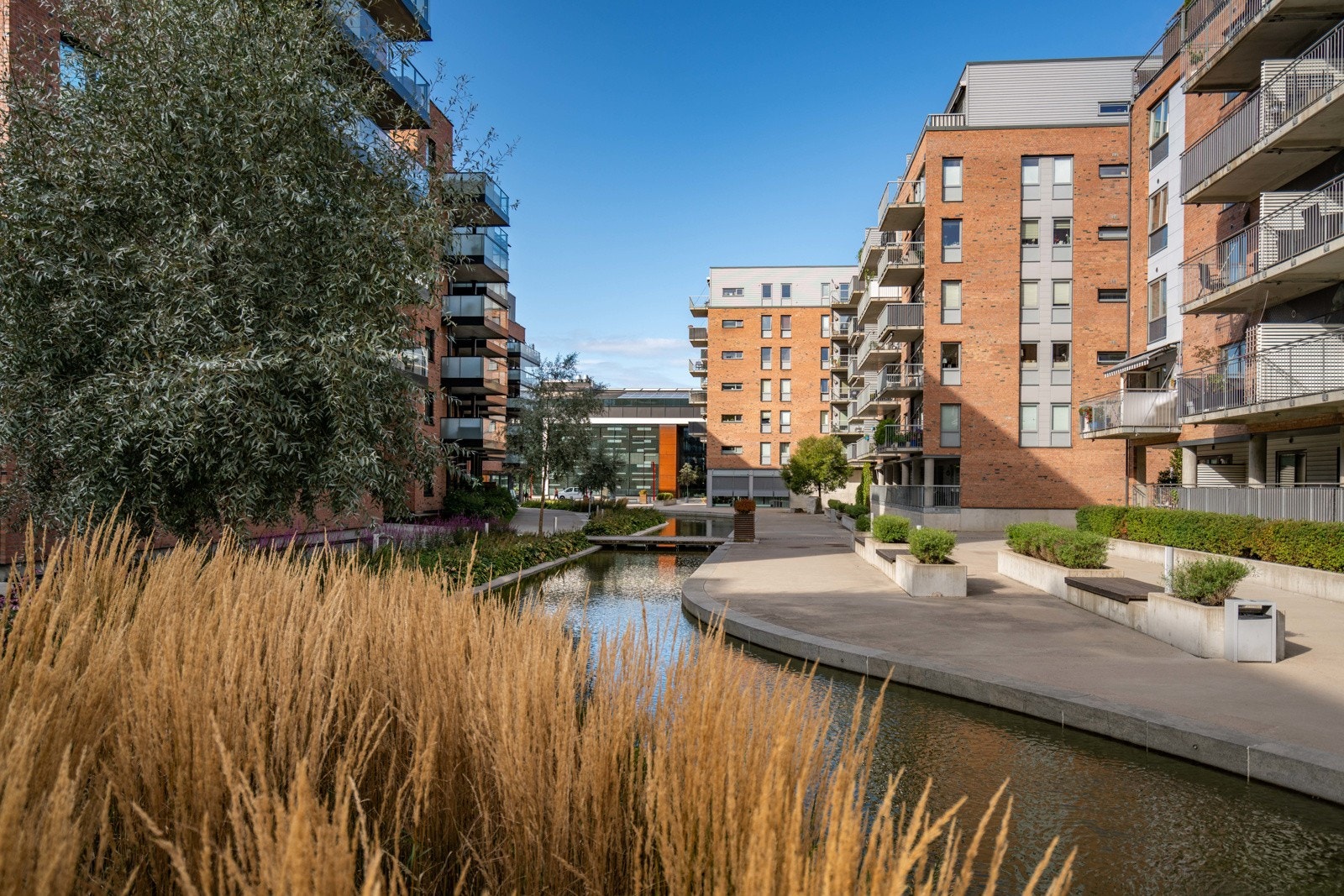 Vannspeliet i Kværnerbyen er en populær attraksjon for lokalbefolkningen i Kværnerbyen. Galleribilde