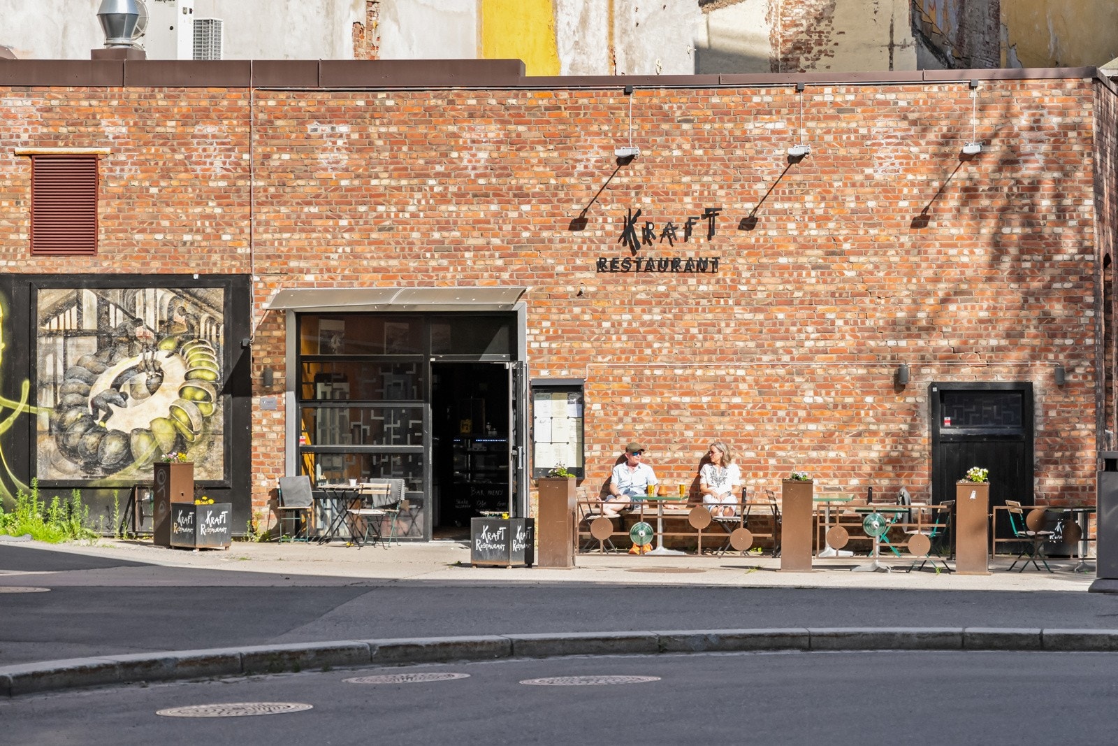 Nabolagsrestauranten KRAFT i Kværnerbyen. Galleribilde