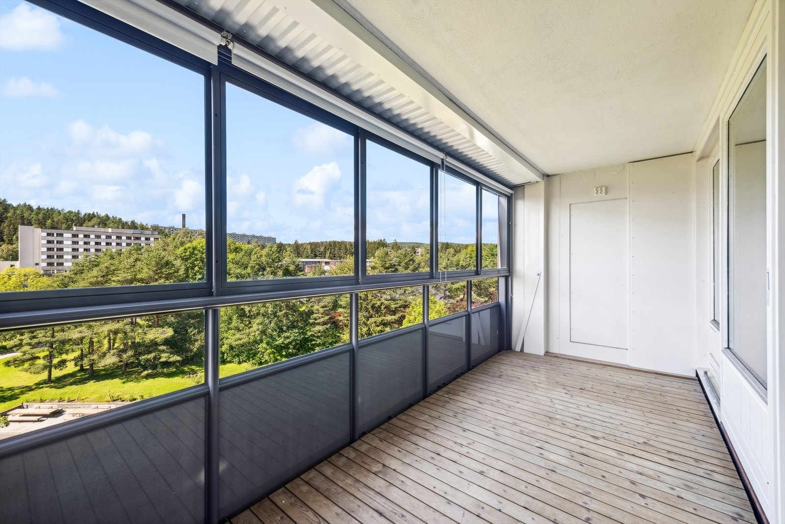 Det er tillat med elektrisk grill, perfekt for sommerkvelder med familie og venner. Galleribilde