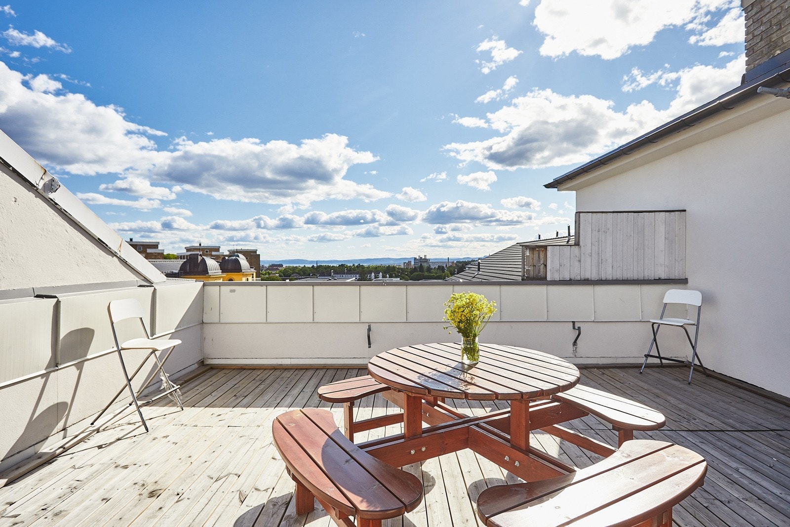 Felles takterrasse. Galleribilde