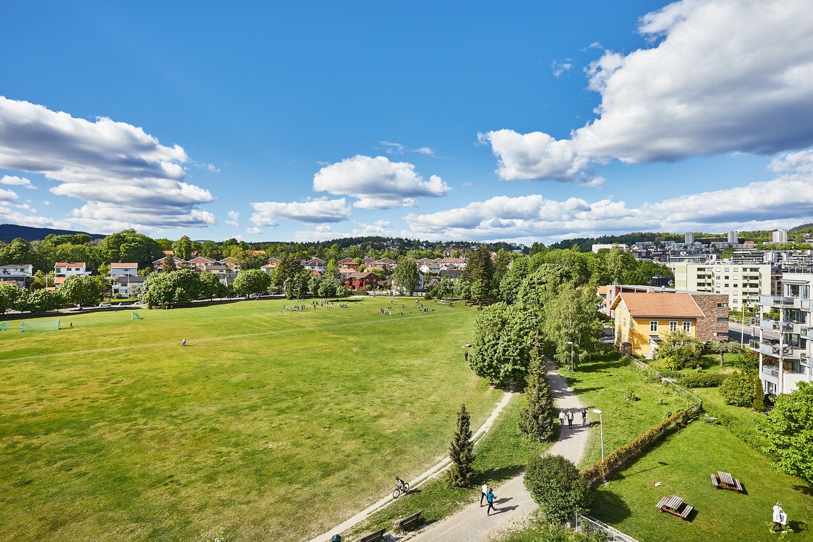 Utsikt fra balkong. Galleribilde