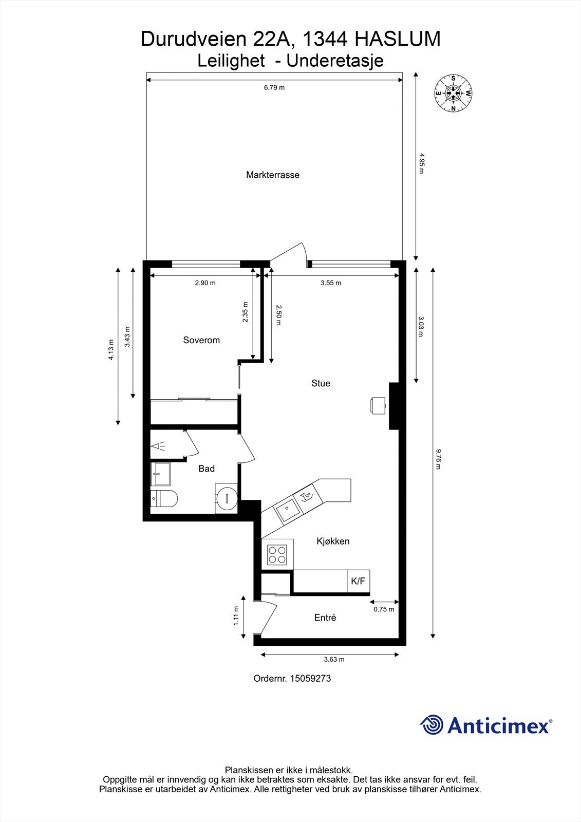 Plantegning Galleribilde
