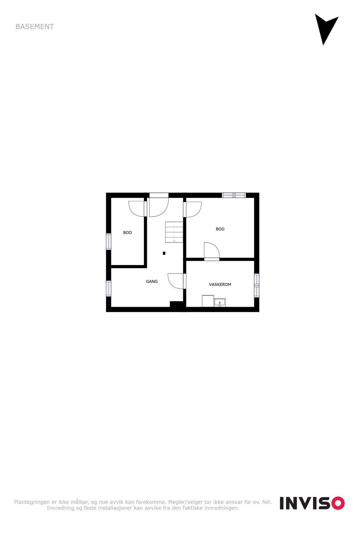 Plantegning sokkeletasje Galleribilde