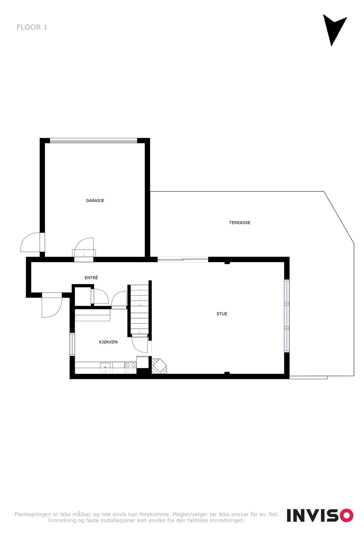 Plantegning hovedetasje Galleribilde