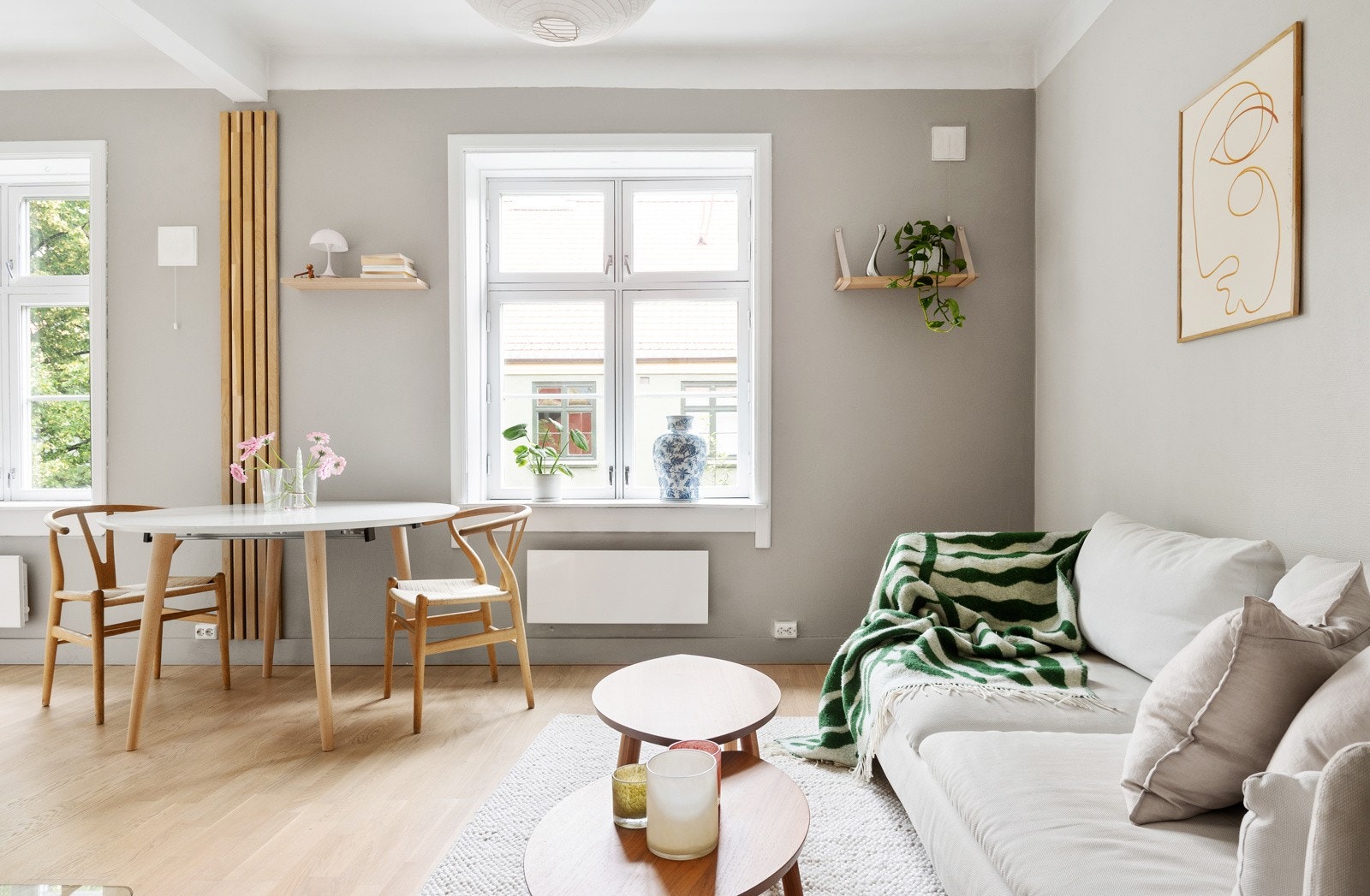 Leiligheten er perfekt plassert i sentralt og rolige omgivelser på Sagene, med alt av urbane fristelser i nærheten. Galleribilde