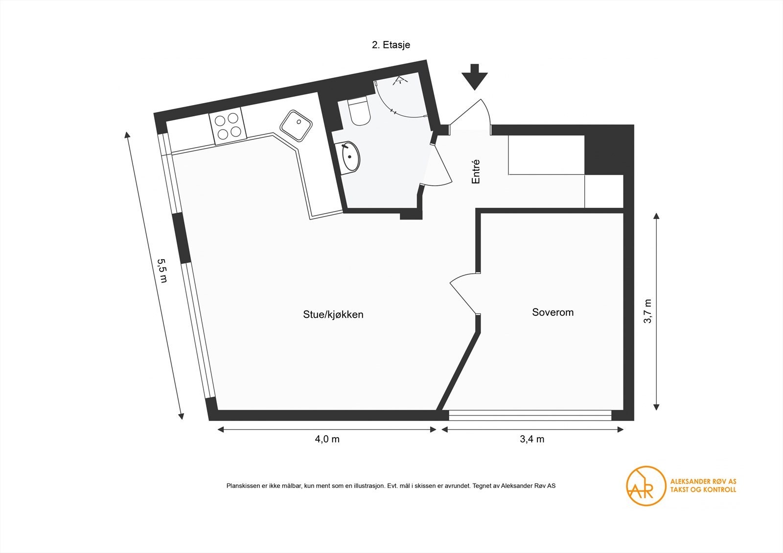 Plantegning. Galleribilde